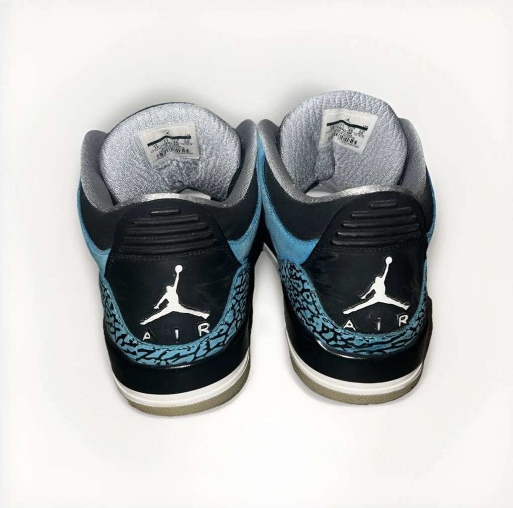 Jordan Brand × Vince Staples Signed Vince Staples Jordan 3 Retro Powder Blue Size 12 Size US 12 / EU 45 - 5 Thumbnail