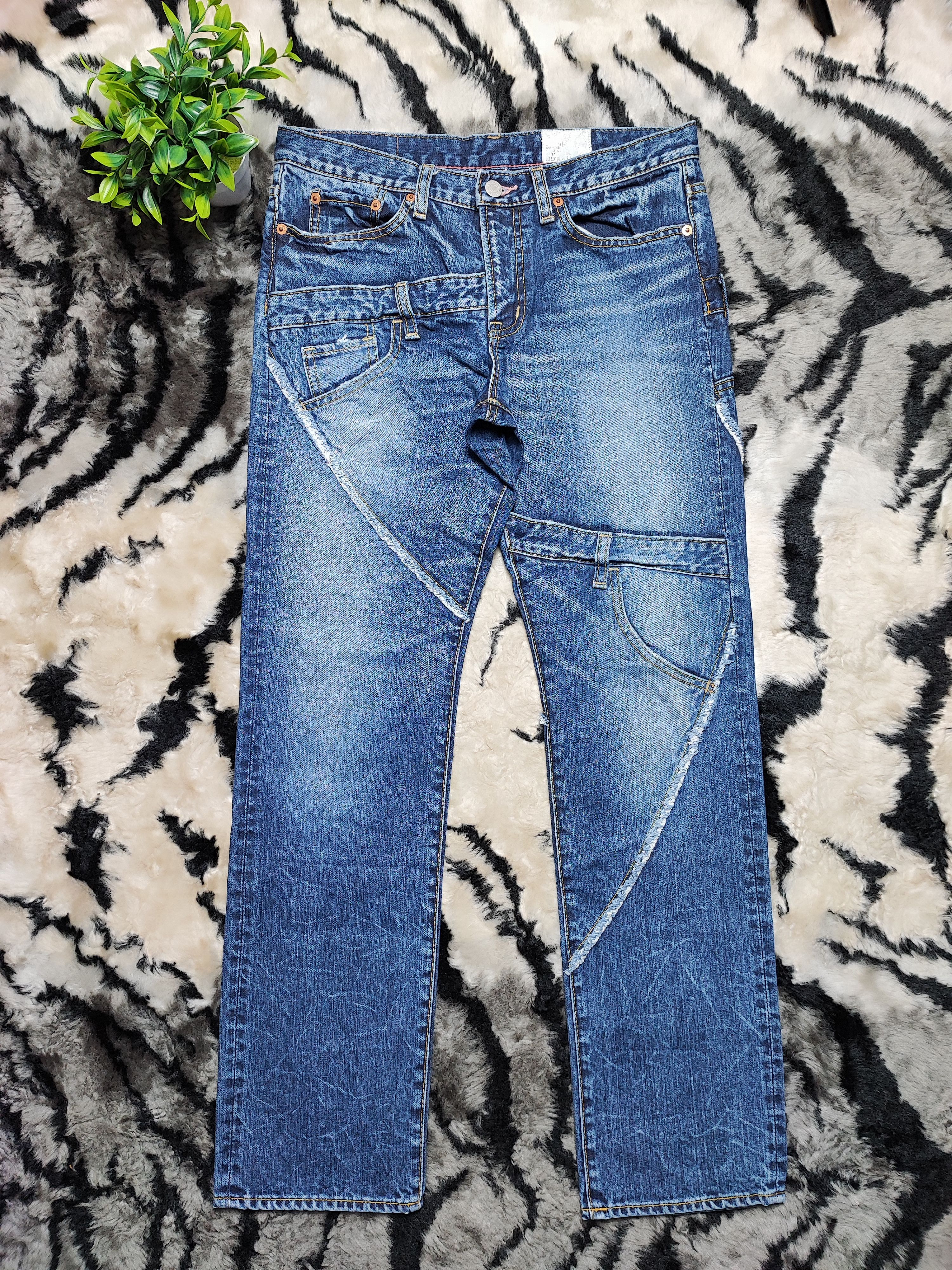 Japanese Brand Distress Jeans by Antgauge Japan Size US 30 / EU 46 - 2 Thumbnail