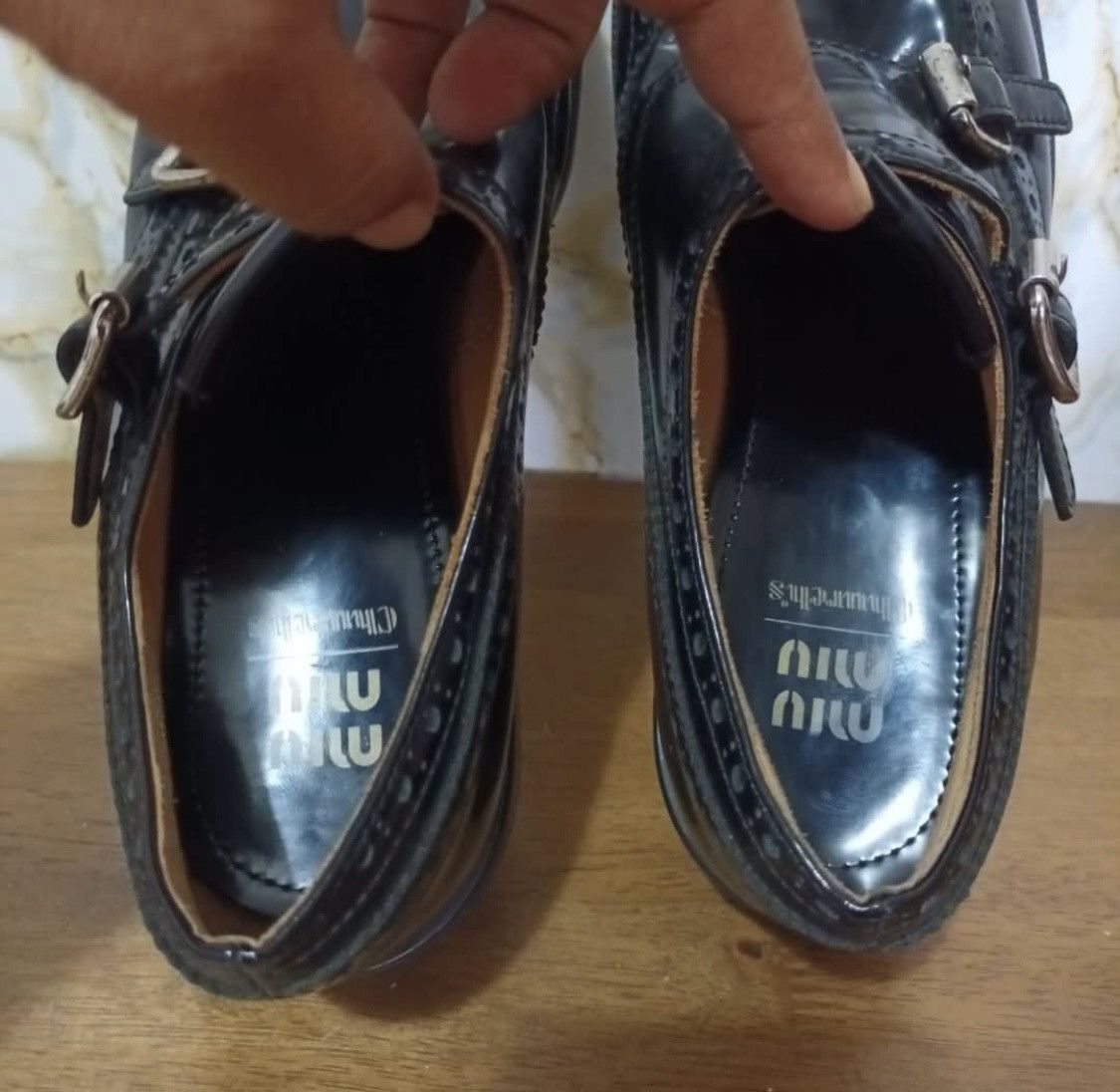Miu Miu Miu miu Church monk strap brogue Size US 6.5 / EU 39-40 - 8 Thumbnail