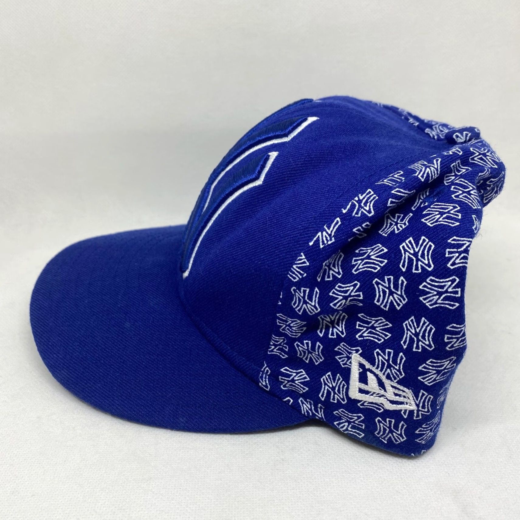 New Era VINTAGE New York Yankees Baseball Cap Unisex Adults 7 3/8 Wool NYC Logo Sports Size ONE SIZE - 3 Thumbnail
