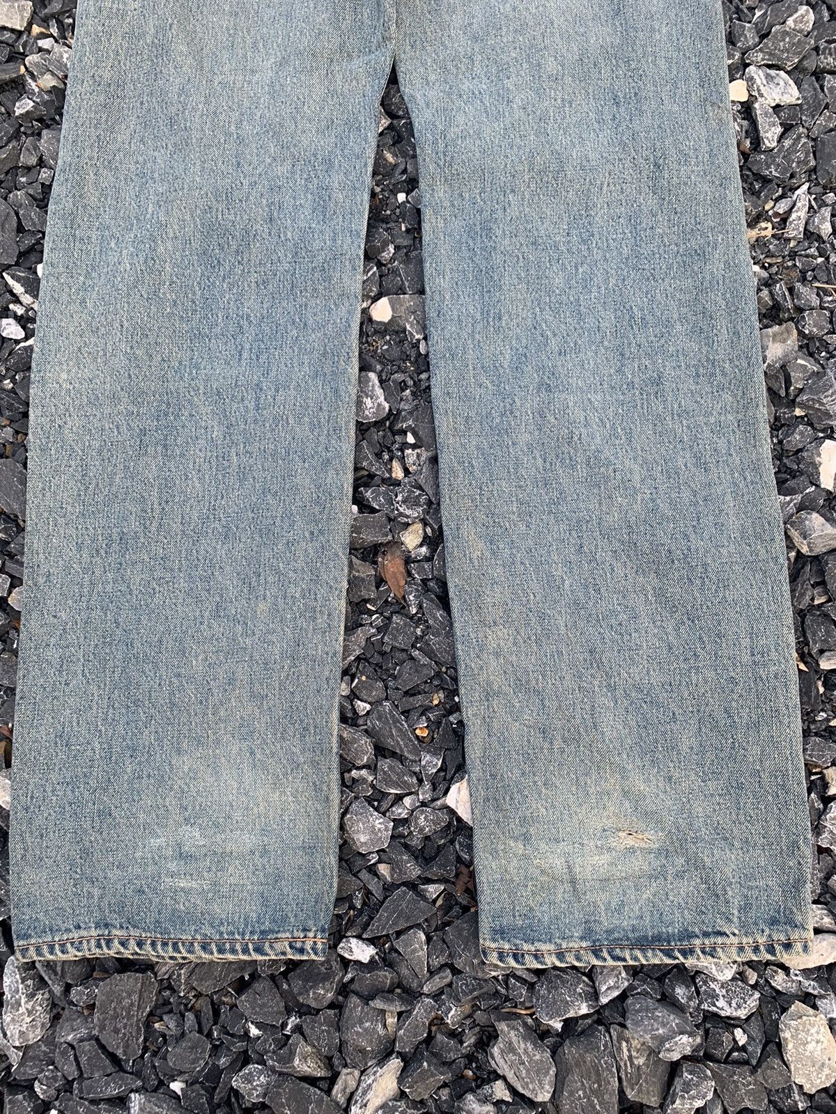 Kapital VINTAGE EDWIN 505 SELVEDGE BAGGY JAPANESE DISTRESSED DENIM Size US 29 - 9 Thumbnail