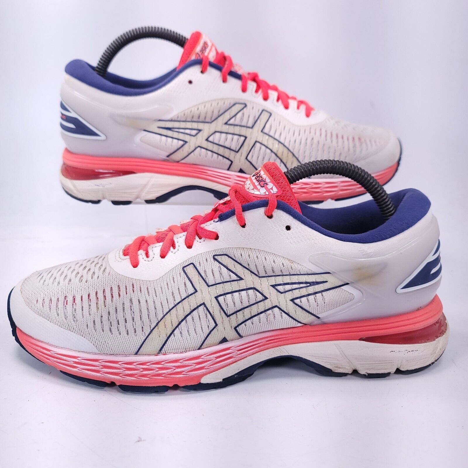 Asics Asics Gel-Kayano 25 Shoes Womens Size 9.5 1012A026 White Red Size US 9.5 / IT 39.5 - 5 Thumbnail