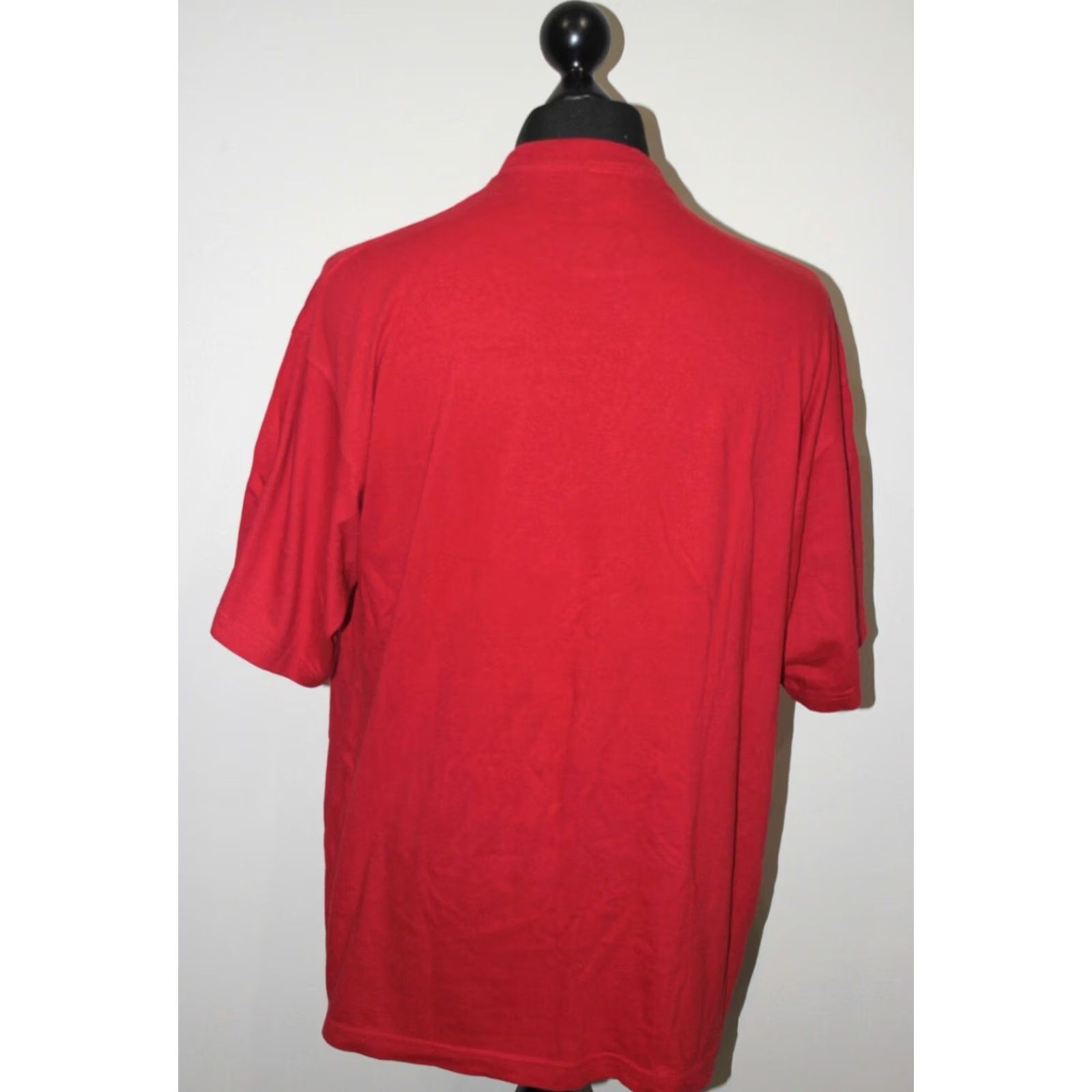 Ferrari VINTAGE Michael Schumacher Formula 1 F1 Ferrari Mens Shirt XL Red Short Sleeve Collared T-shirt 90s Size US XL / EU 56 / 4 - 5 Thumbnail
