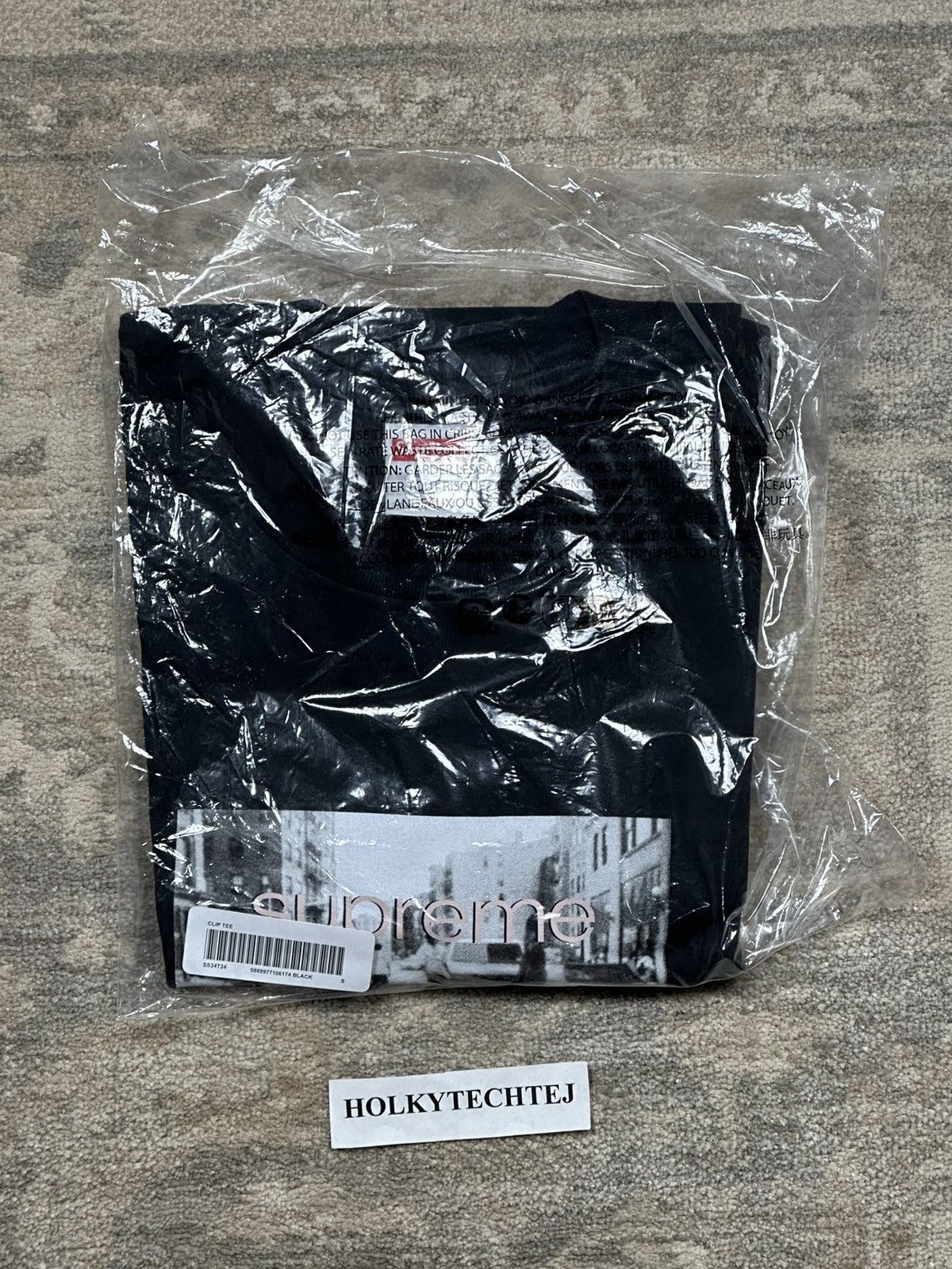 Supreme Supreme Crew 96 Tee - Black - S - SS24 Size US S / EU 44-46 / 1 - 2 Thumbnail