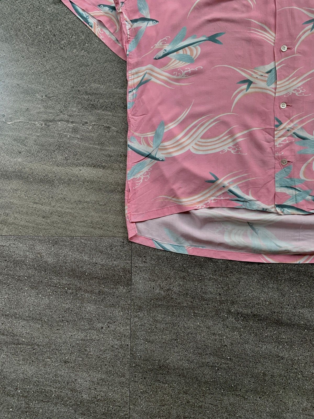 Yohji Yamamoto FREE TAX! Fish Hawaiian Relaxed Shirt Size US M / EU 48-50 / 2 - 4 Thumbnail
