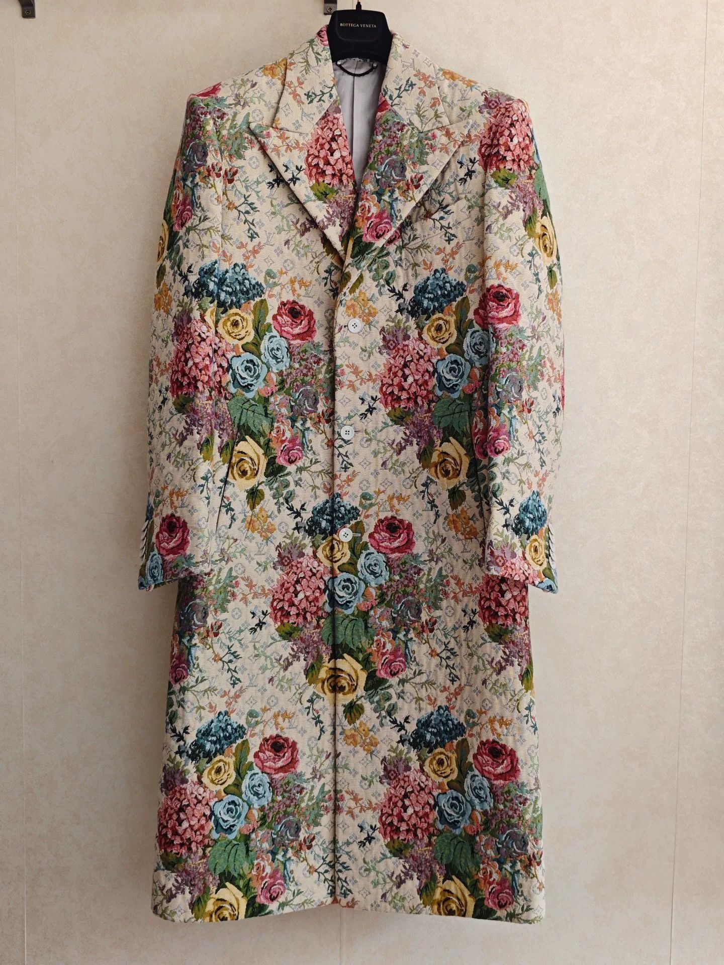 Louis Vuitton Louis Vuitton LV22FW Floral Monogram Wool Coat Size US M / EU 48-50 / 2 - 1 Thumbnail