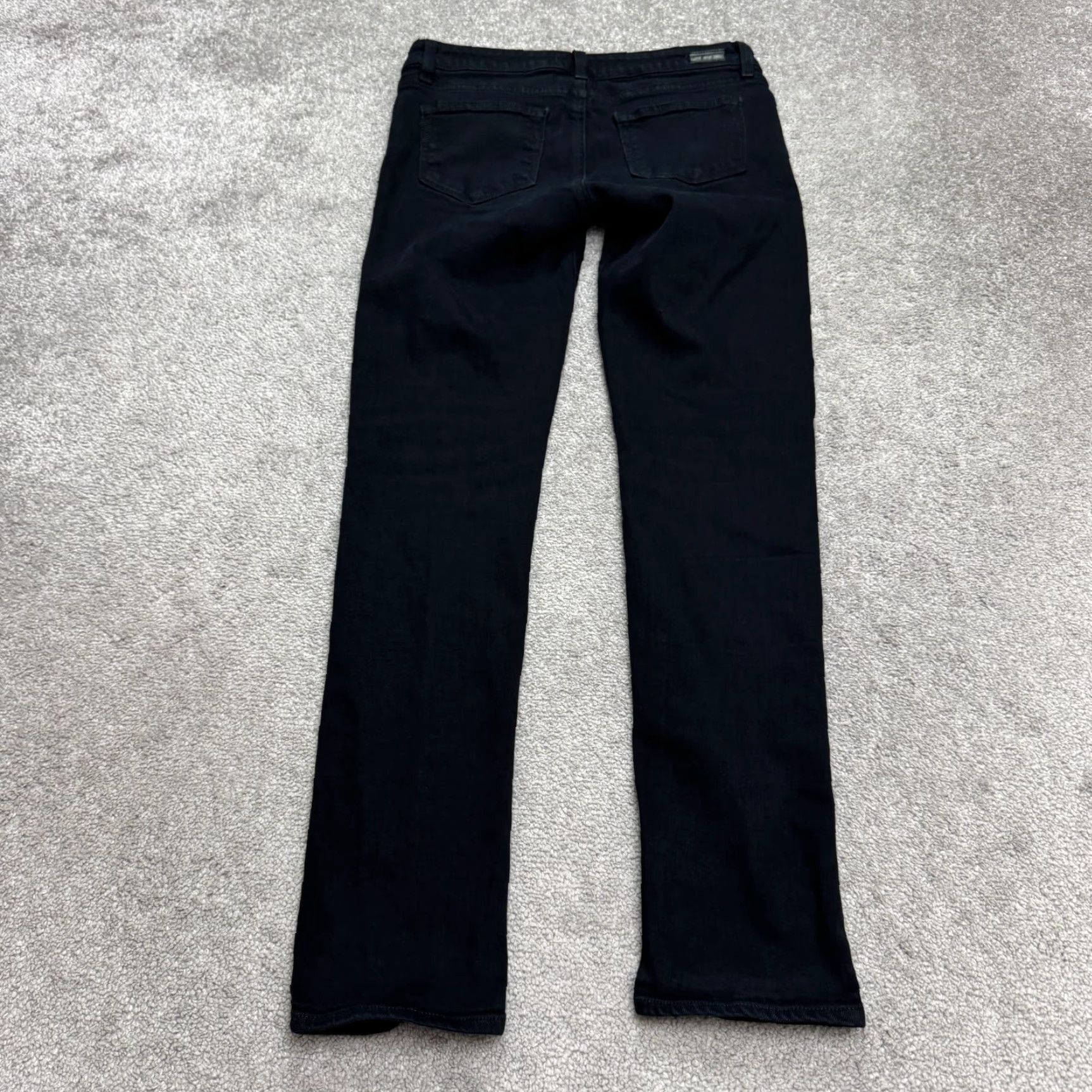 Paige Paige Skyline Skinny Jeans Womens 28 Black Mid Rise Stretch Denim 31x31 City Streetwear Slim Regular Jeans Womens Black Paig e Skyline Size 30" / US 8 / IT 44 - 2 Thumbnail
