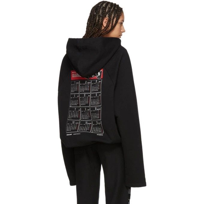 Vetements SS18 Vetements Calendar Zip Up Boxy Hoodie White Size US S / EU 44-46 / 1 - 4 Thumbnail
