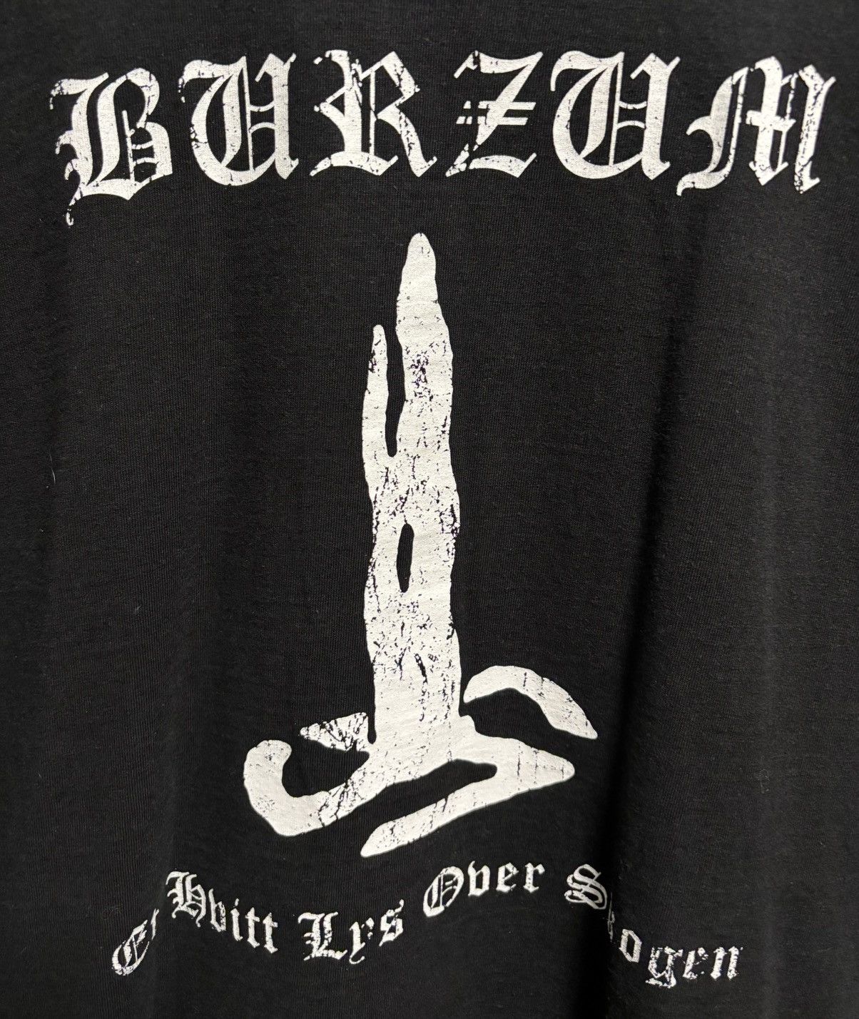 Band Tees Burzum Et hvitt lys over skogen Black Metal Vintage Tee XL Size US XL / EU 56 / 4 - 3 Thumbnail