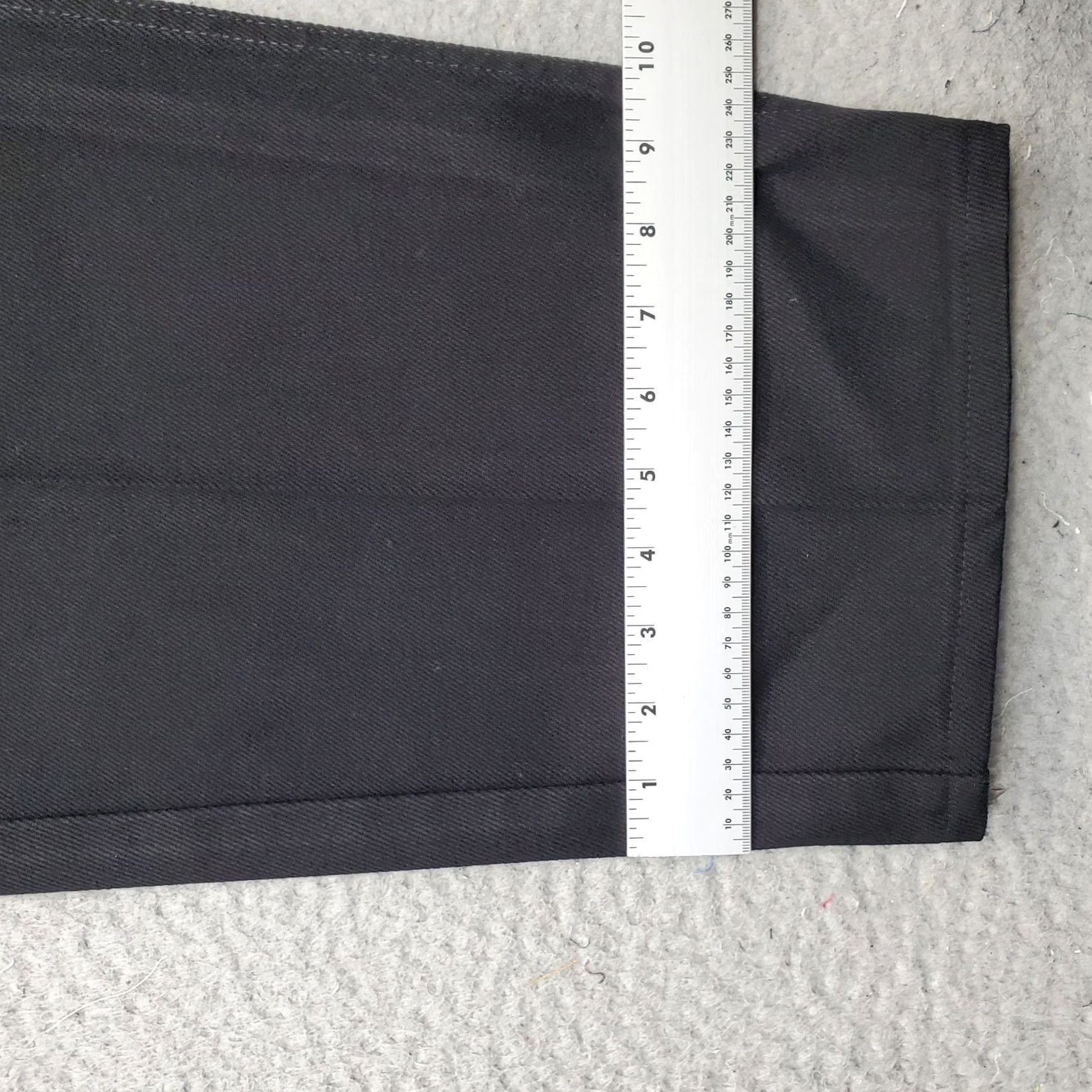 Savane Savane Mens Jeans 44x30 Black Denim Flat Front 5-Pocket Design Regular Size 44 Mens Color Black Jeans Size US 44 / EU 60 - 5 Thumbnail