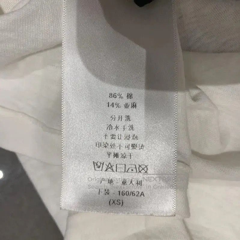 Dior Dior White Cotton Graphic T. Size XS / US 0-2 / IT 36-38 - 6 Thumbnail
