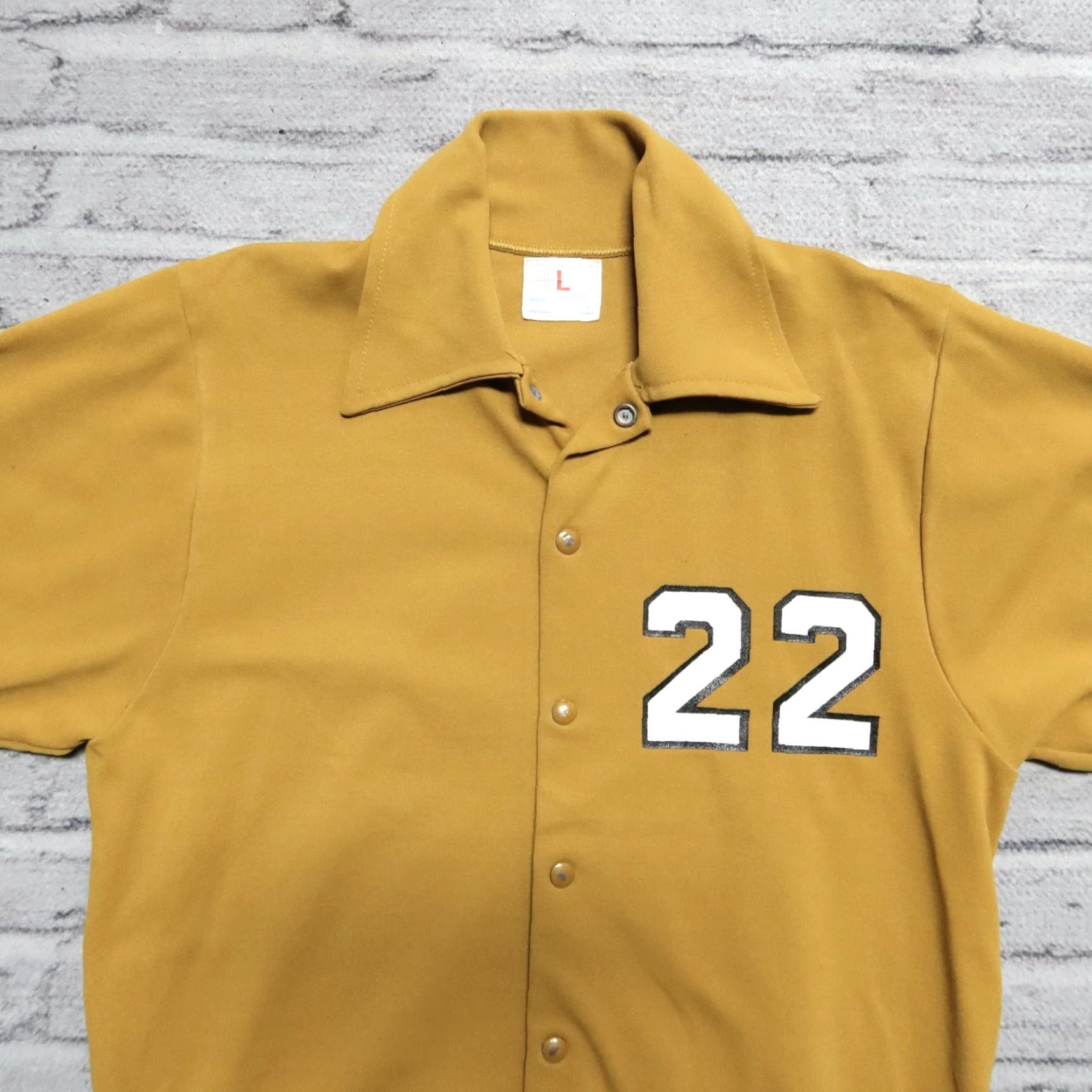 Champion VINTAGE Hayward High School Varsity Basketball Jersey Men L Gold Championship Style Jersey 90s Size US L / EU 52-54 / 3 - 3 Thumbnail
