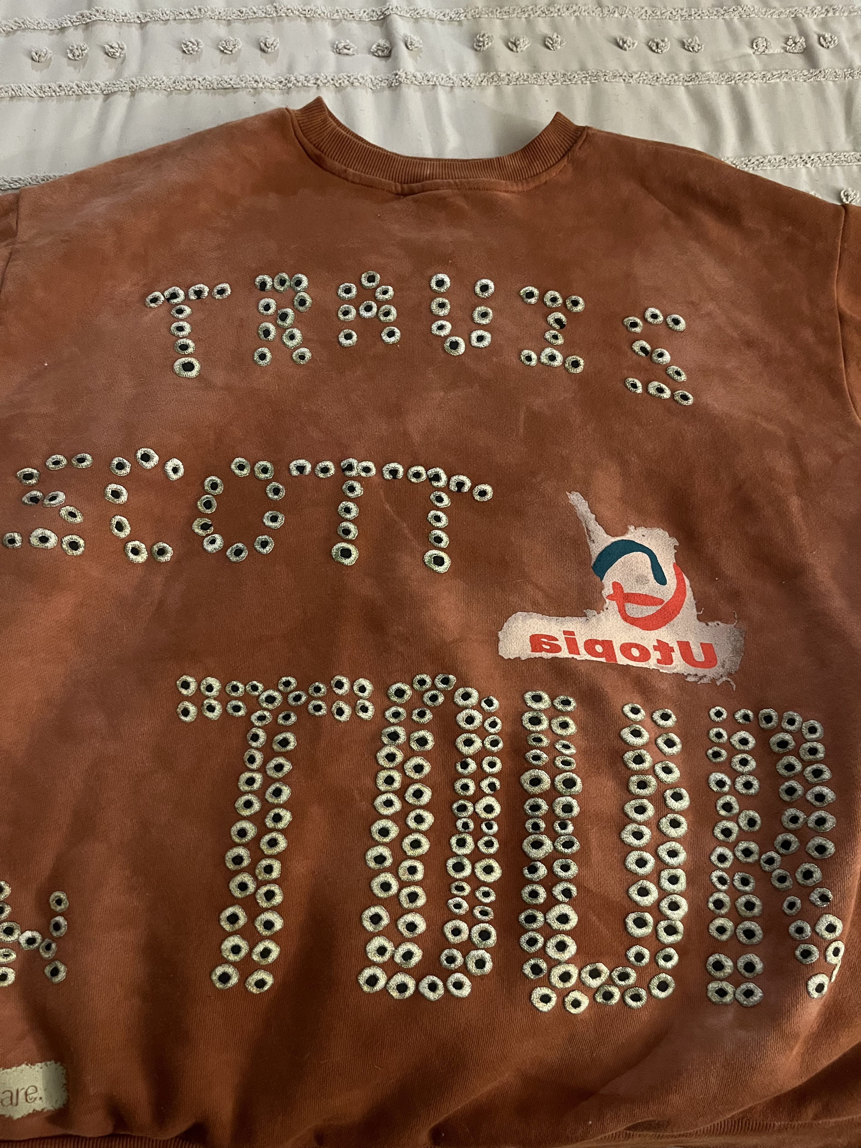 Travis Scott UTOPIA Circus Maximus Brown Sweatshirt Size US L / EU 52-54 / 3 - 3 Thumbnail