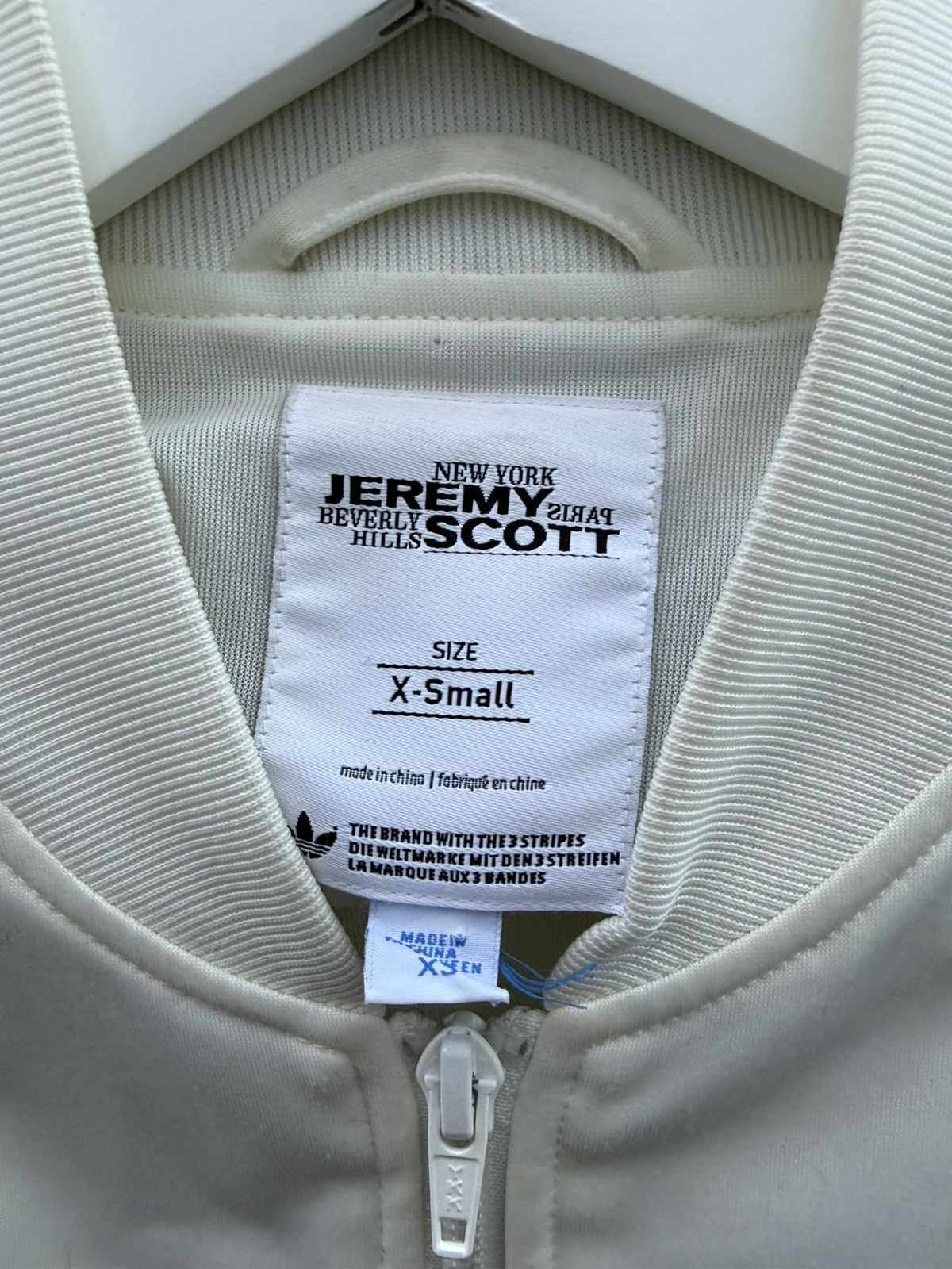 Adidas × Jeremy Scott Jeremy Scott X Adidas Musical Note White Track Jacket Size US XS / EU 42 / 0 - 14 Thumbnail