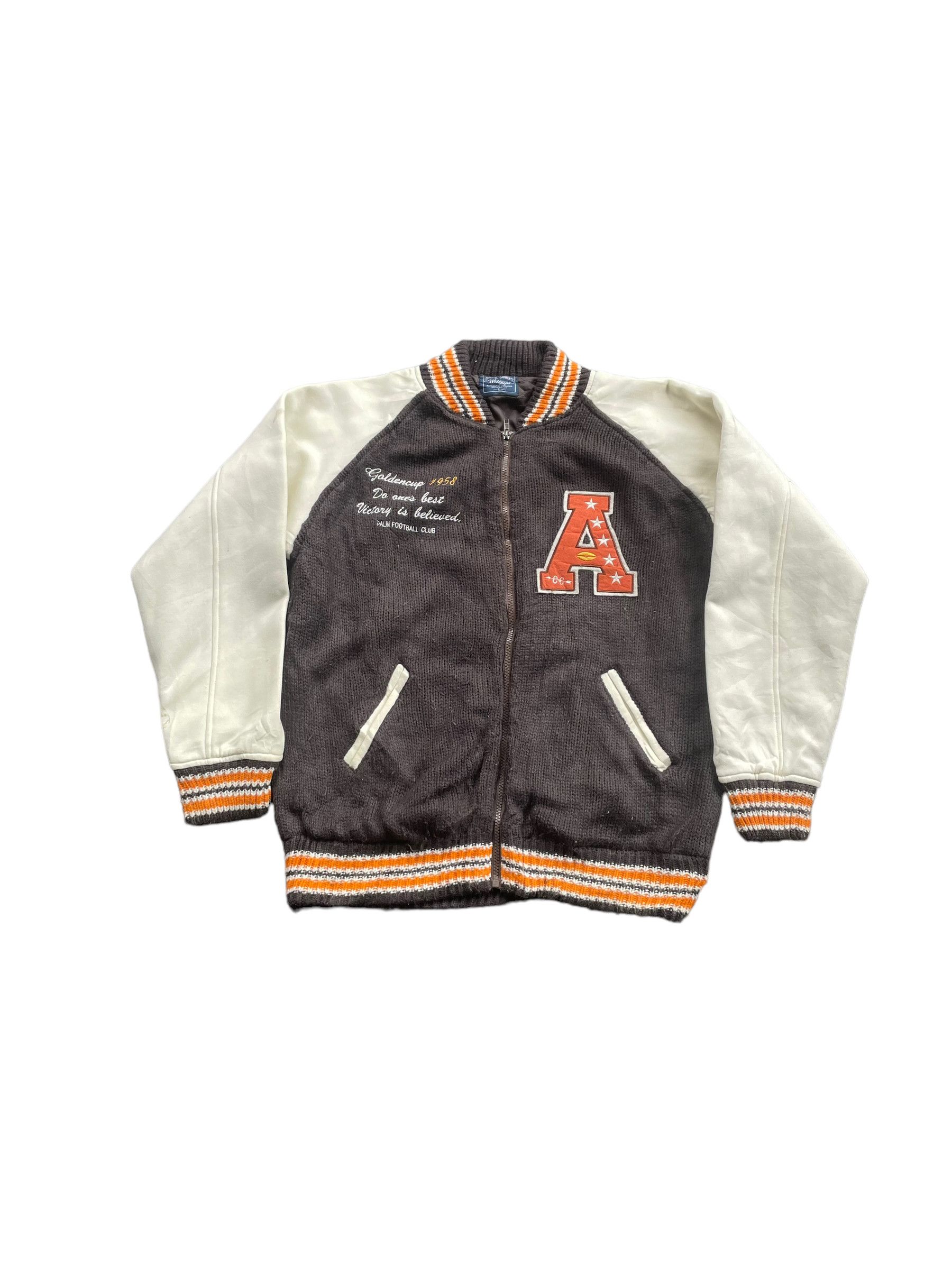Japanese Brand Willpips Knitwear Varsity Jacket Size US L / EU 52-54 / 3 - 1 Thumbnail