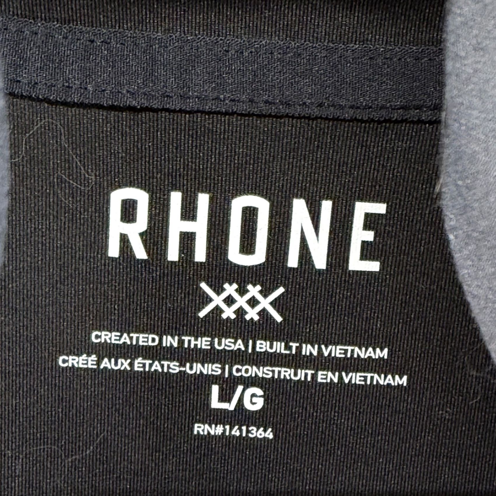 Rhone Rhone Reign Full Zip Hoodie Mens L Black Activewear Jacket 100535 HO21 Size US L / EU 52-54 / 3 - 4 Thumbnail
