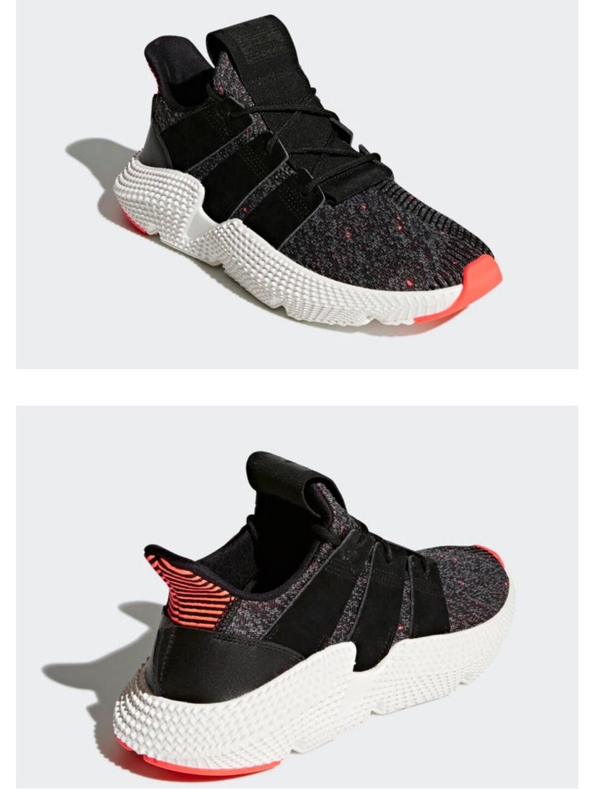 Adidas Adidas Prophere / Knit Sneakers / Black Red Size US 5 / EU 37 - 5 Thumbnail