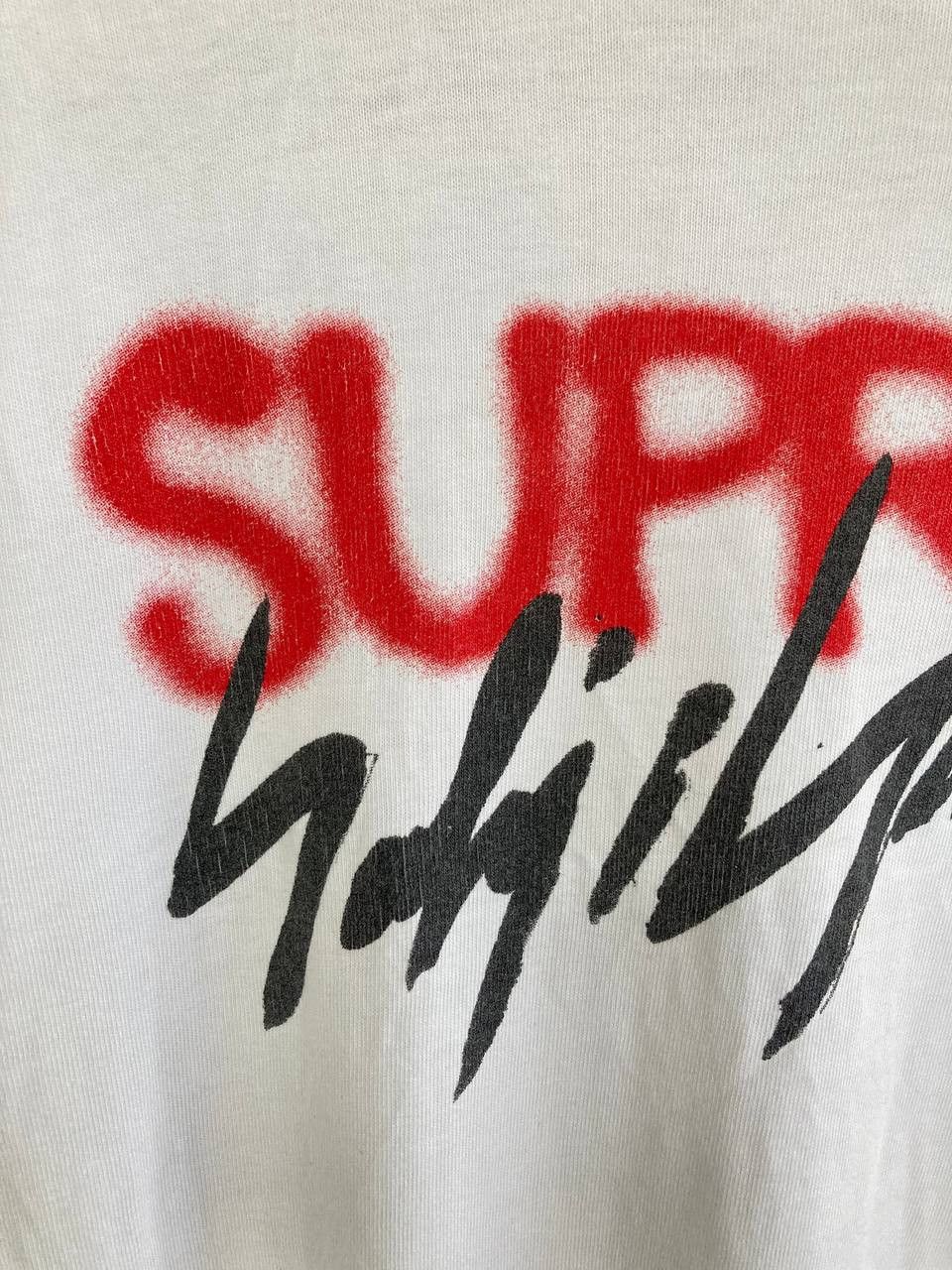 Supreme × Yohji Yamamoto Supreme x Yohji Yamamoto AW20 Spellout Tee Size US L / EU 52-54 / 3 - 3 Thumbnail