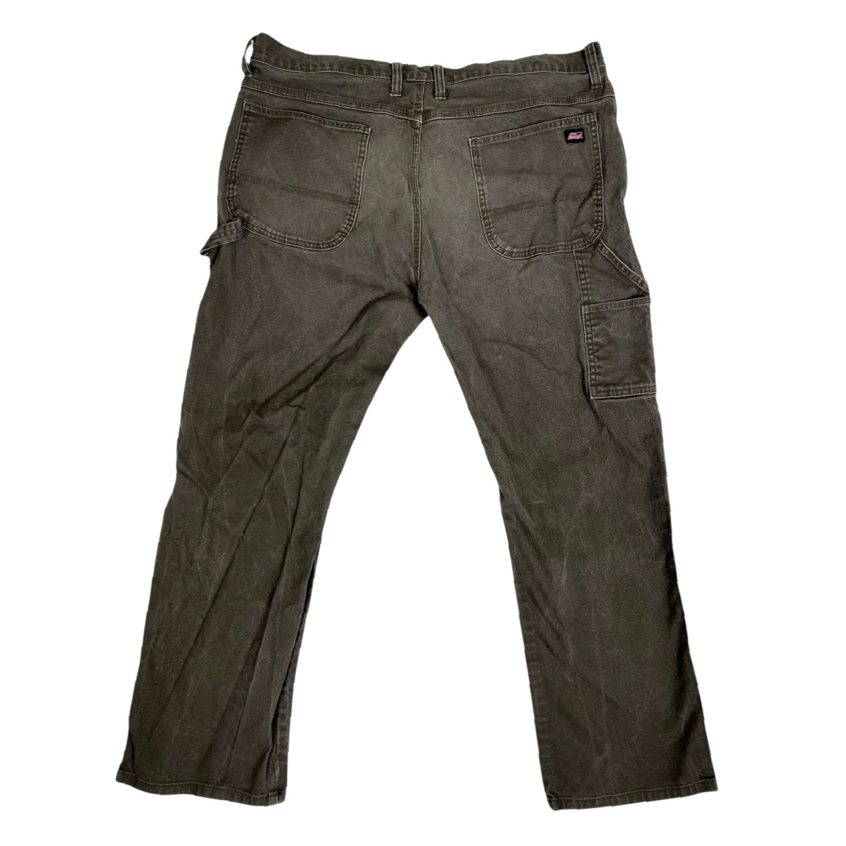 Dickies VINTAGE Dickies Green Carpenter Pants 38x32 Workwear 5-Pocket Cotton Canvas Jeans Mens Straight 90s Grunge USA Size US 38 / EU 54 - 2 Thumbnail