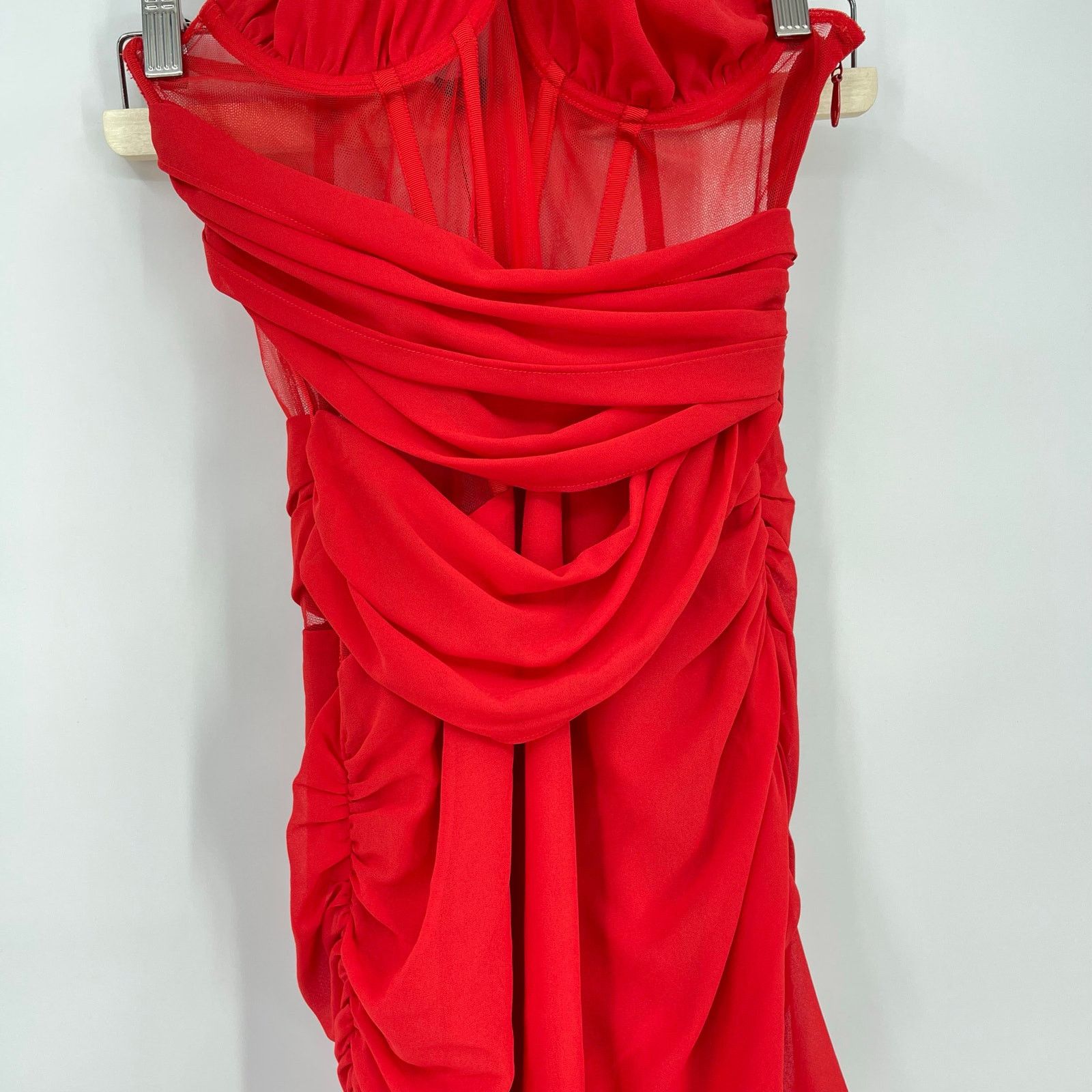 REVOLVE NBD | NWT Christian Gown in Red Corset Maxi Dress S Size S / US 4 / IT 40 - 8 Thumbnail