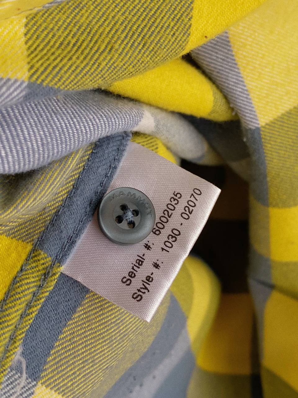 Mammut Mammut Shirt Yellow Blue Plaid Size US S / EU 44-46 / 1 - 11 Thumbnail