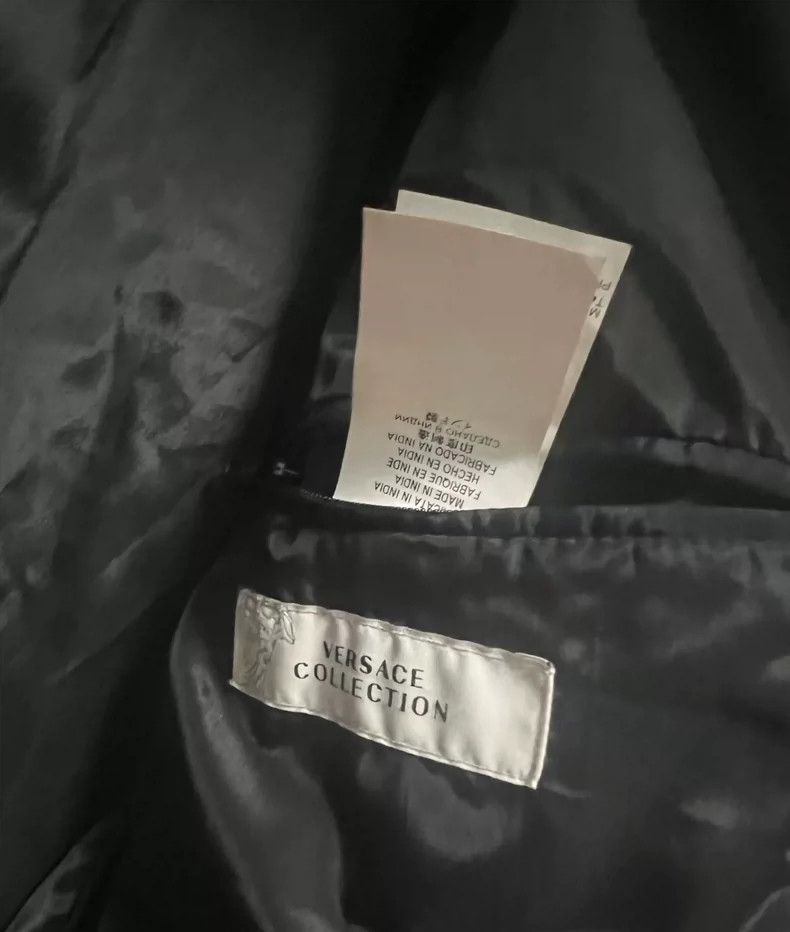Versace Versace Real sheepskin coat with fox fur collar Size L / US 10 / IT 46 - 9 Thumbnail