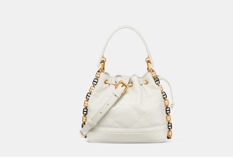 Dior o1w1db10225 Size: OS / M2780UN Jolie Bucket Bag in White Size ONE SIZE - 2 Thumbnail