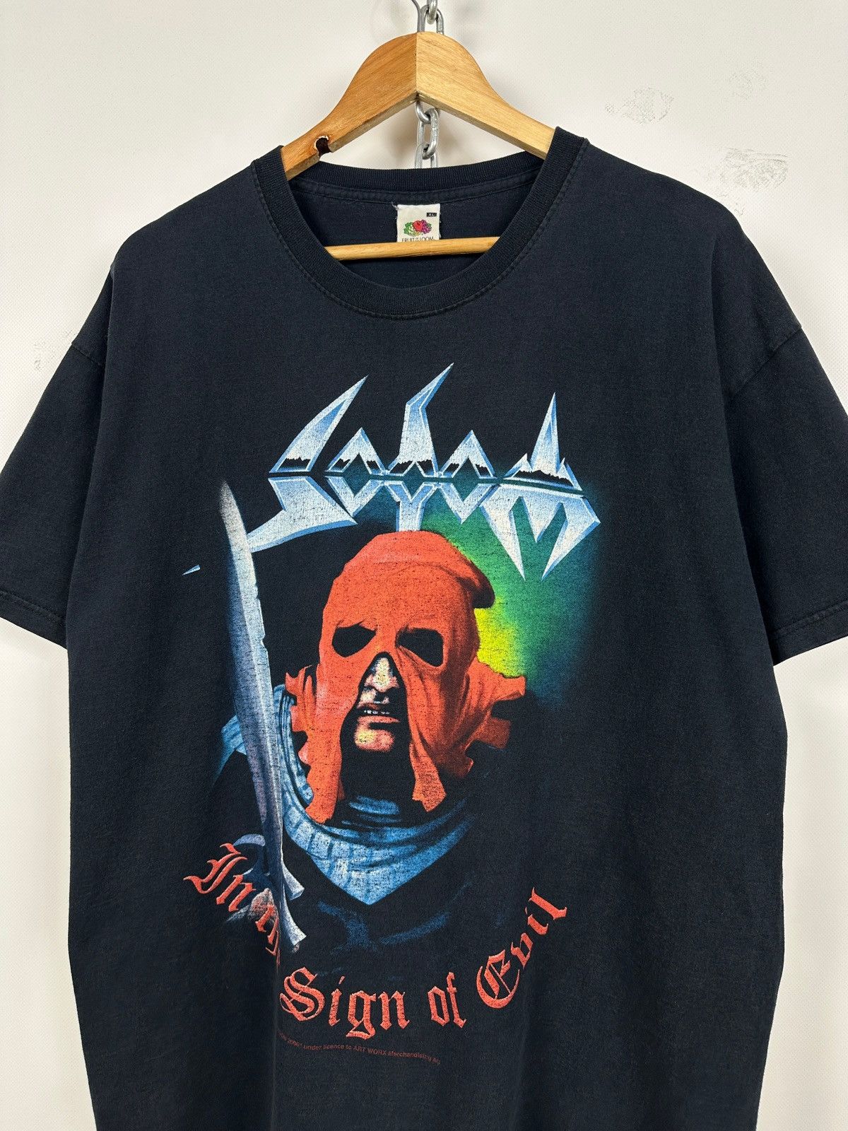 Band Tees 2006 Vintage Sodom In the Sing of Evil Band T-Shirt Size US XL / EU 56 / 4 - 3 Thumbnail