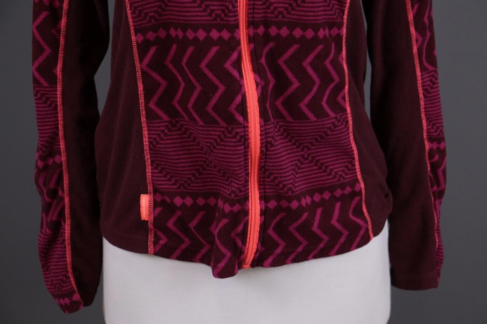 Designer Kari Traa Purple Geometric Striped Jacket Size L Size L / US 10 / IT 46 - 3 Thumbnail