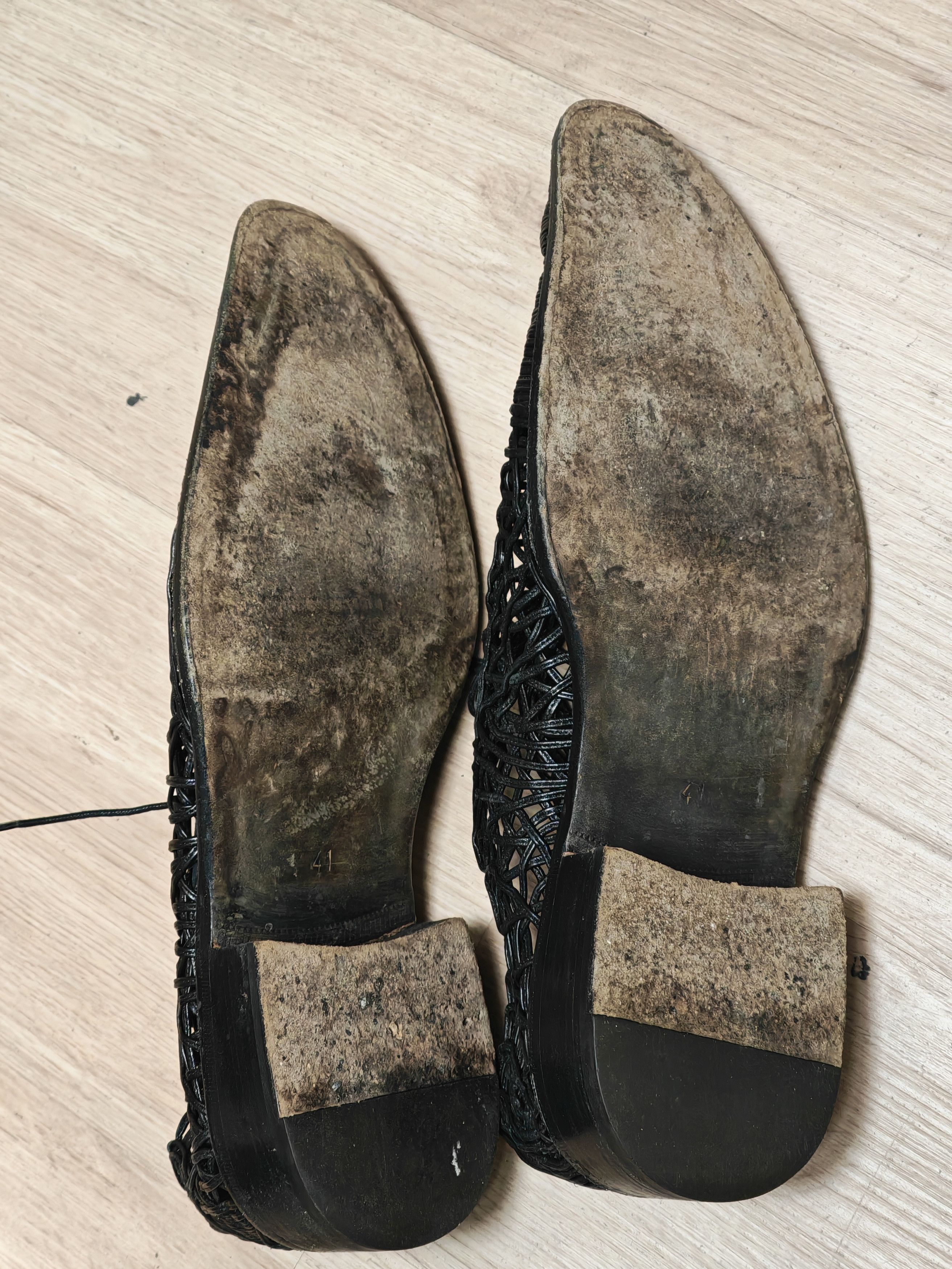 Gianni Barbato GIANNI BARBATO LEATHER SHOES MEN Size US 8 / EU 41 - 8 Thumbnail