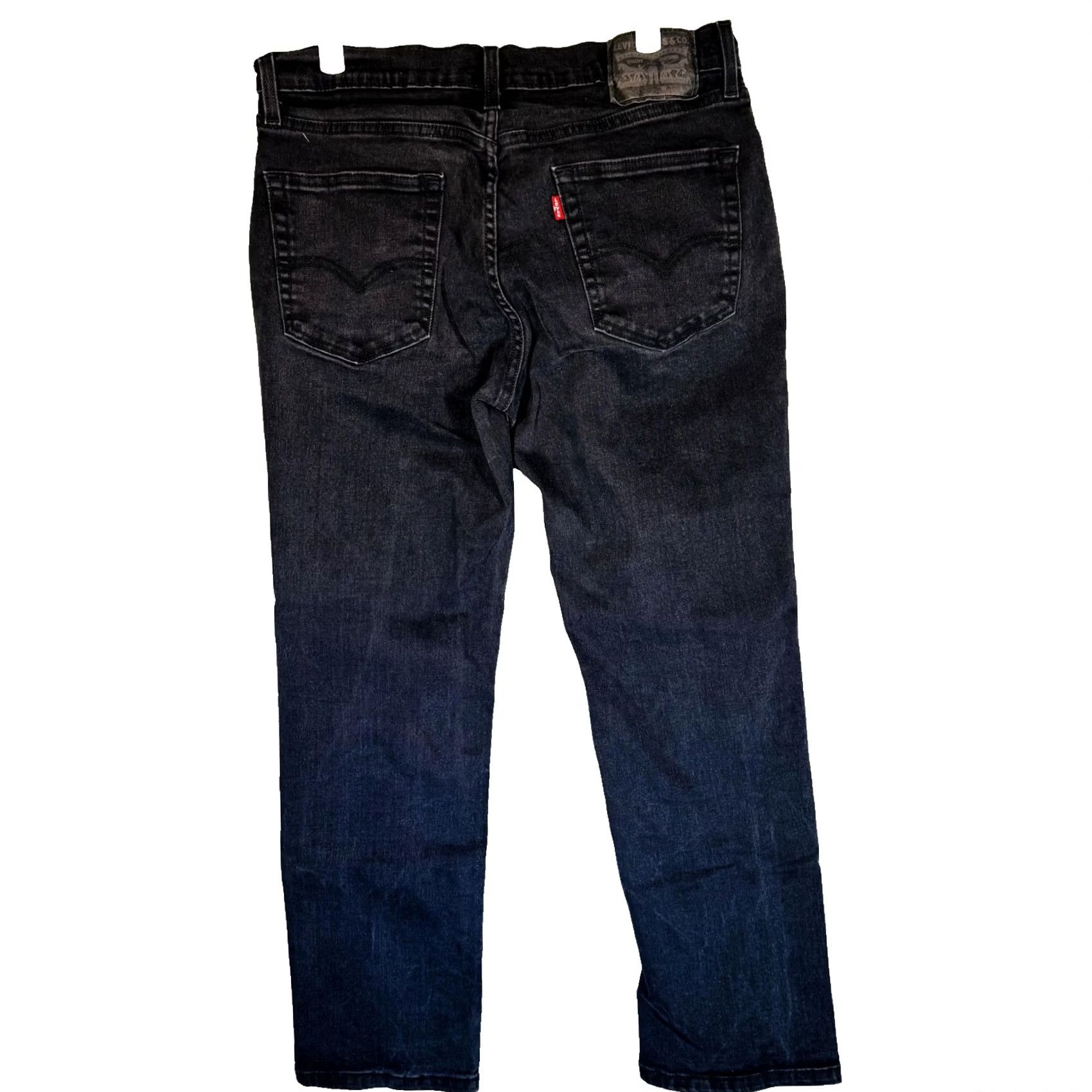 Levi's Levi's 511 Jeans Slim Tapered 32x30 Black Dark Wash Denim Zip Fly Mens Regular Vintage No Size US 32 / EU 48 - 6 Thumbnail