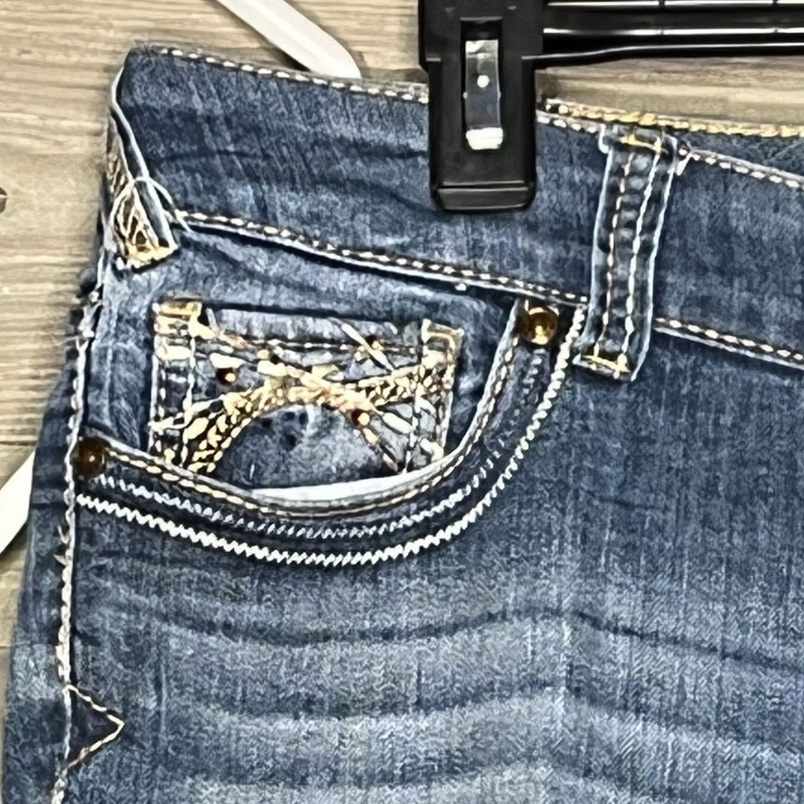 Aria Aria Jeans Avalon Embroidered jeans size 13/14 Size 36" / US 14 / IT 50 - 3 Thumbnail