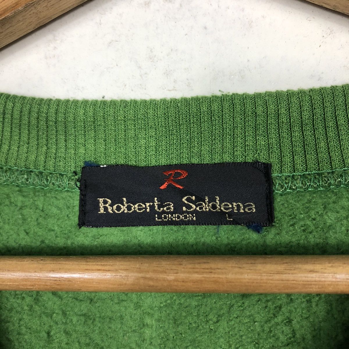Japanese Brand 📌Vintage Crewneck Sweatshirt Roberta Saldena London Size US L / EU 52-54 / 3 - 14 Thumbnail