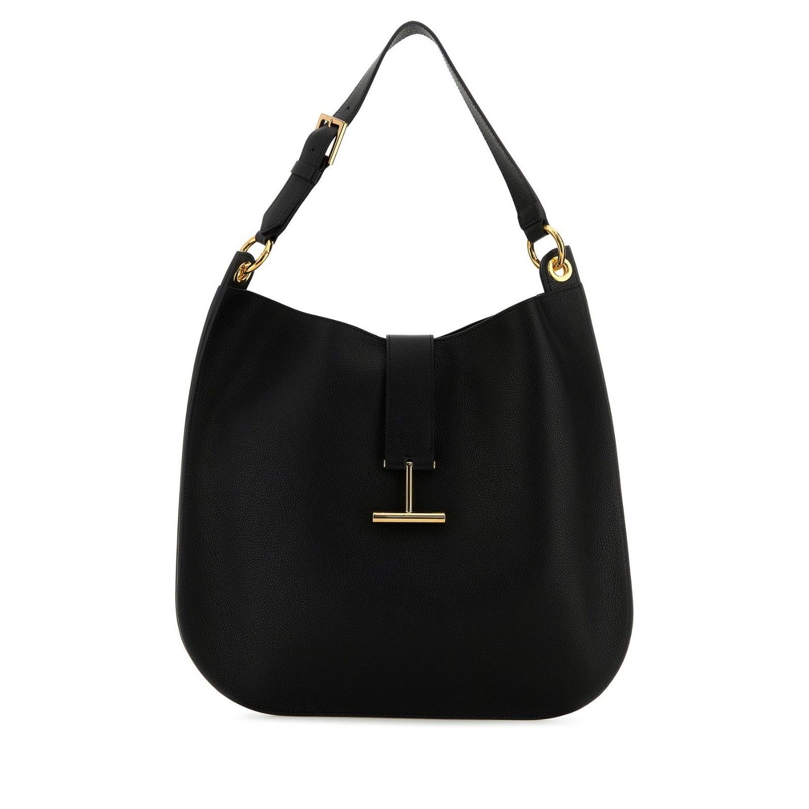 Tom Ford Tara Black Leather Shoulder Bag New