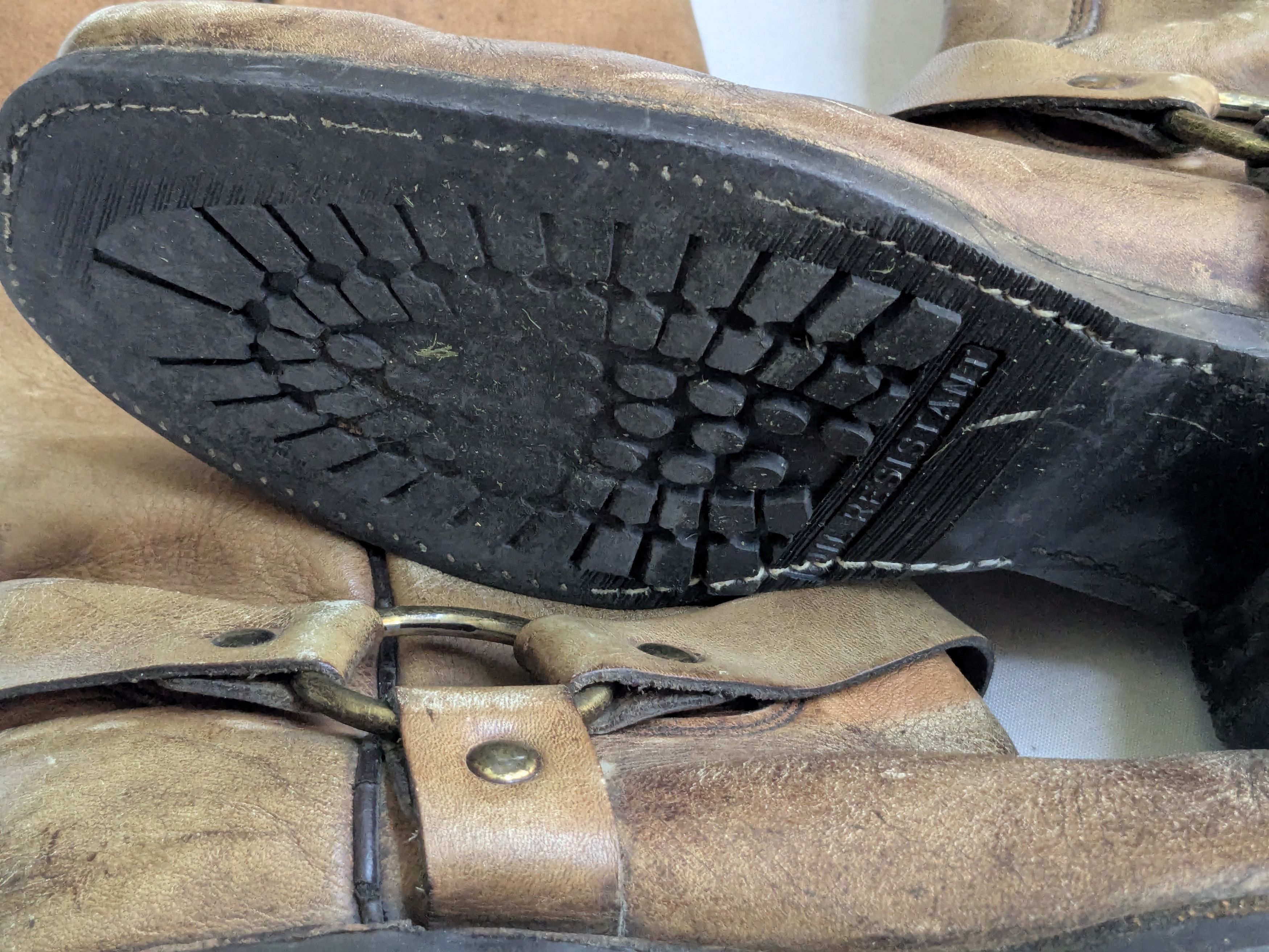 Frye Frye Harness Boots Brown Leather 8 Motorcycle Biker Size US 8 / EU 41 - 13 Thumbnail