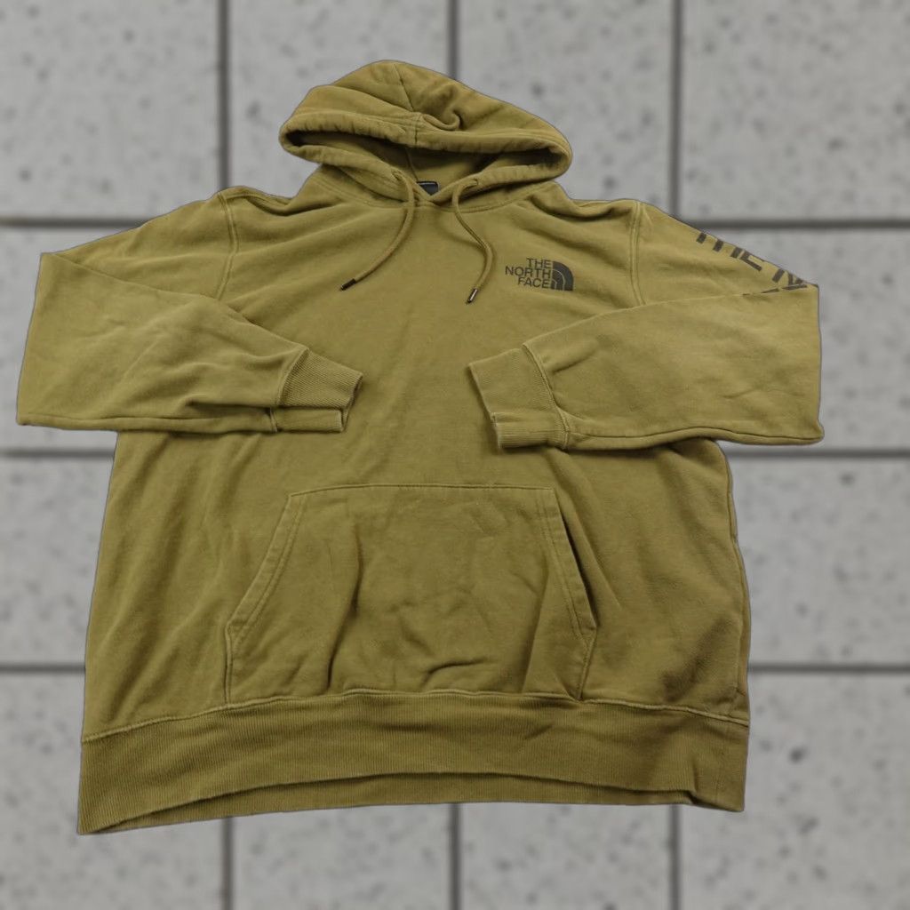 The North Face The North Face Hoodie Mens XL Green Graphic Print Pullover Sweatshirt Hiking Outdoor Crew Neck Pockets Fleece Size US XL / EU 56 / 4 - 1 Thumbnail
