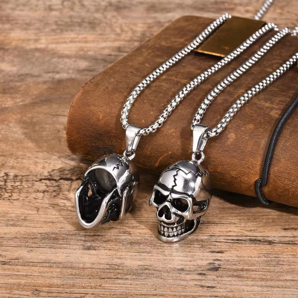Other Punk Skull Pendant Necklace Size ONE SIZE - 4 Thumbnail