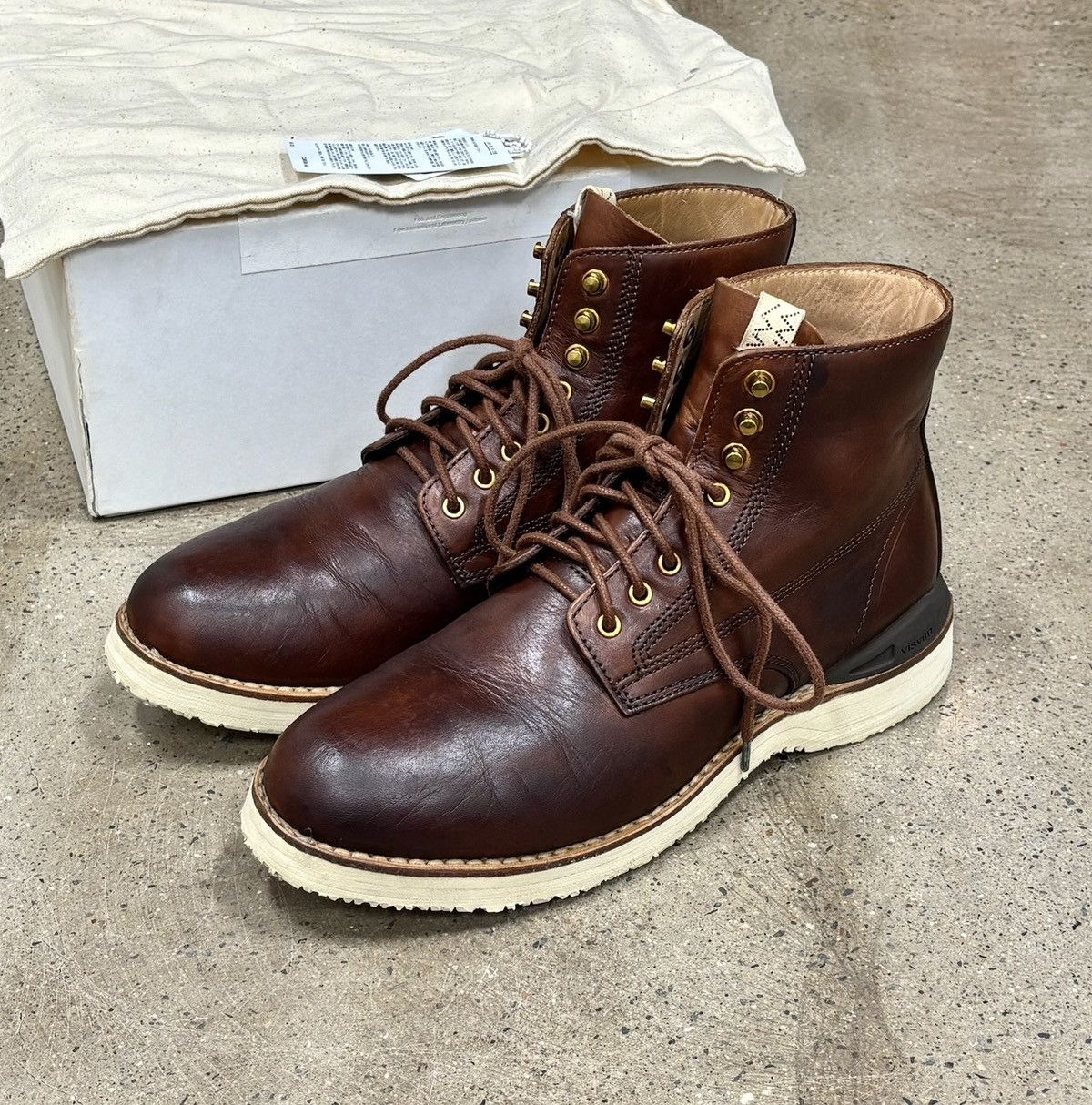 Visvim Visvim 19aw Virgil Boots Folk burgundy Size US 10 / EU 43 - 1 Thumbnail
