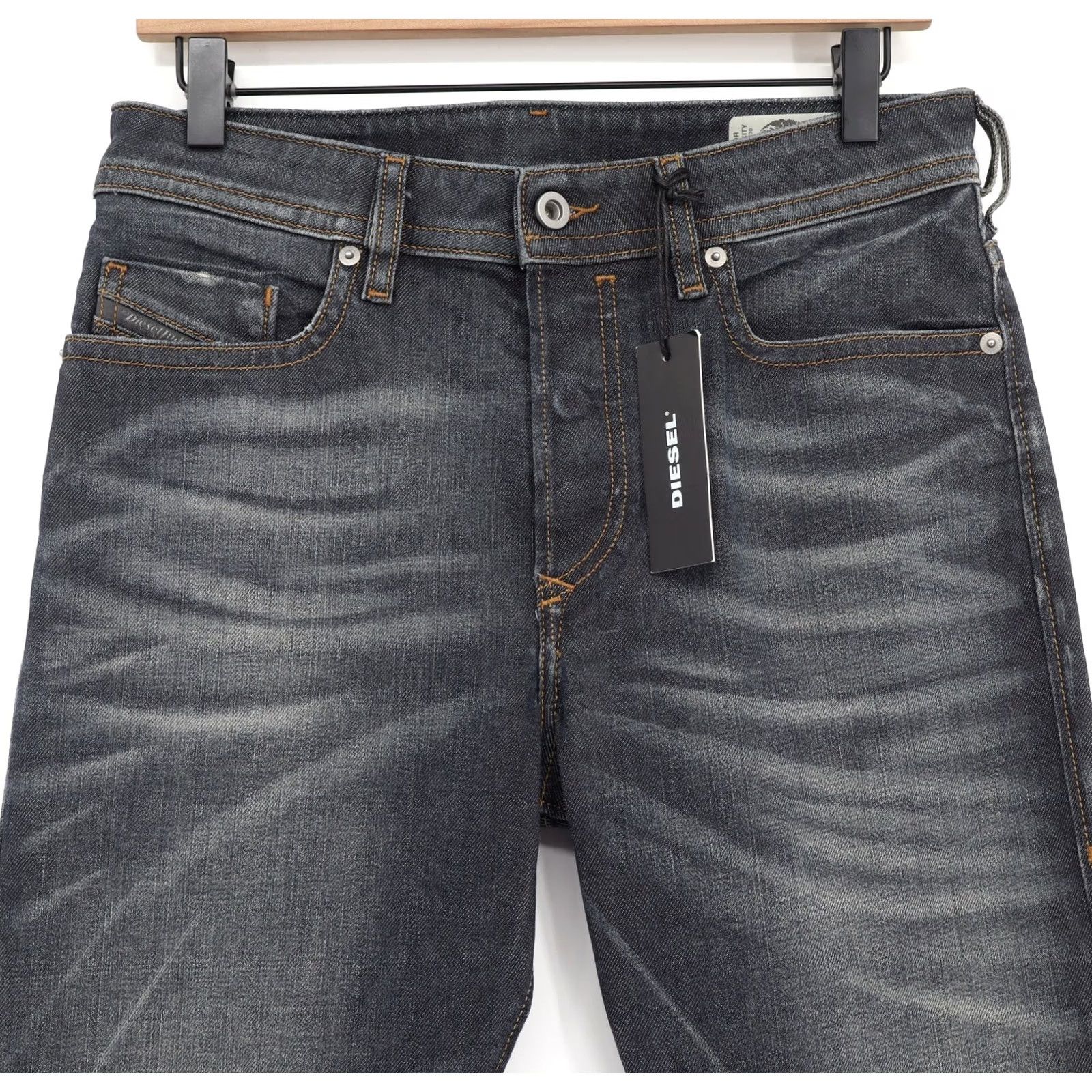 Diesel Diesel Buster Jeans Slim Regular Black 28X32 Denim Cotton Elastane 5-Pocket Mens Jeans Size US 28 / EU 44 - 3 Thumbnail