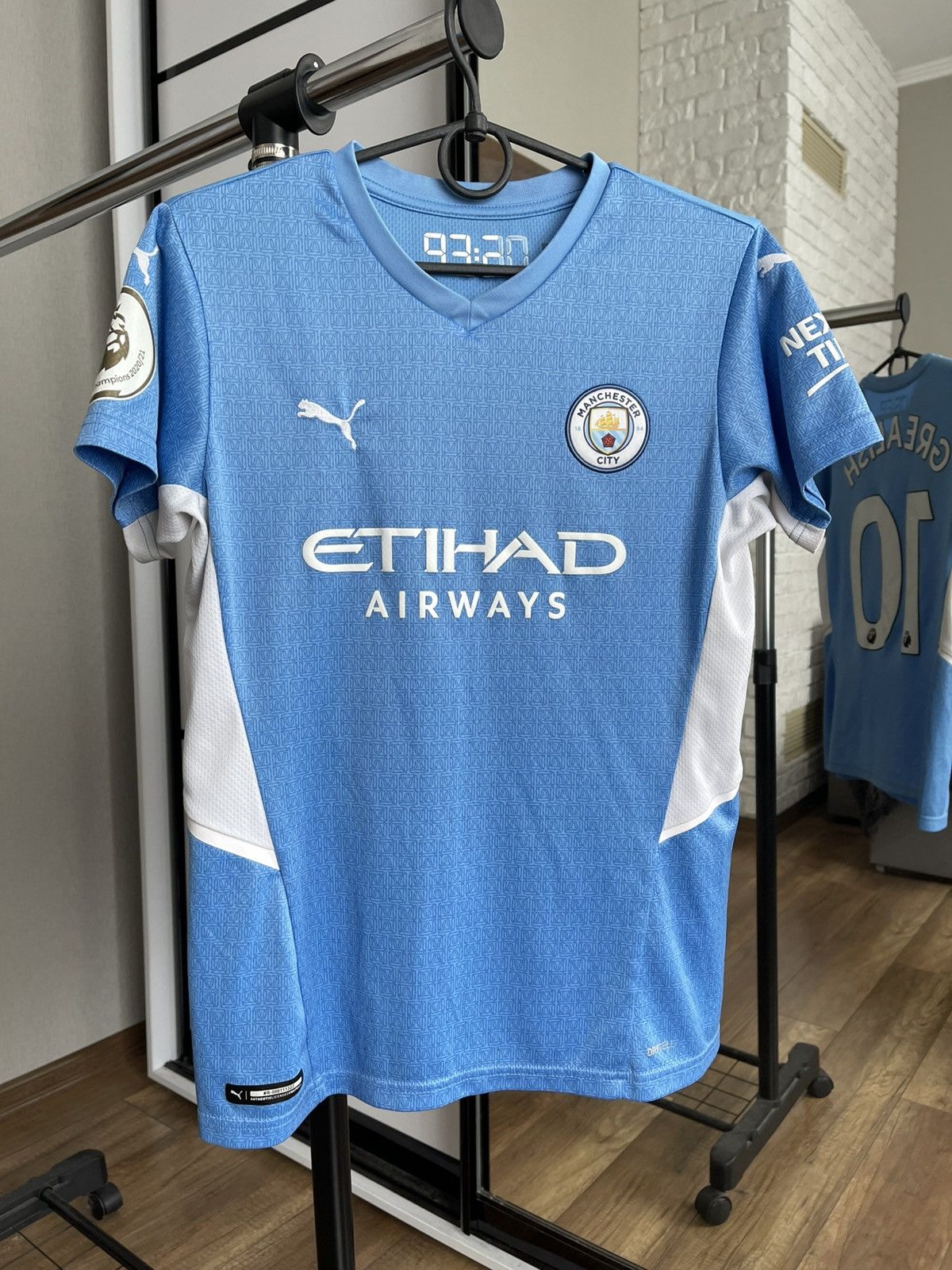 Puma 2021/2022 Puma Manchester City Grealish Soccer Jersey Tee Size US S / EU 44-46 / 1 - 6 Thumbnail