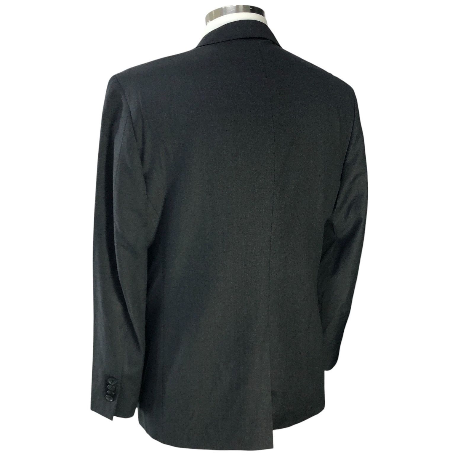 Nordstrom John W Nordstrom Size 42S Sport Coat 2 Button Charcoal Gray Size 42S - 8 Thumbnail