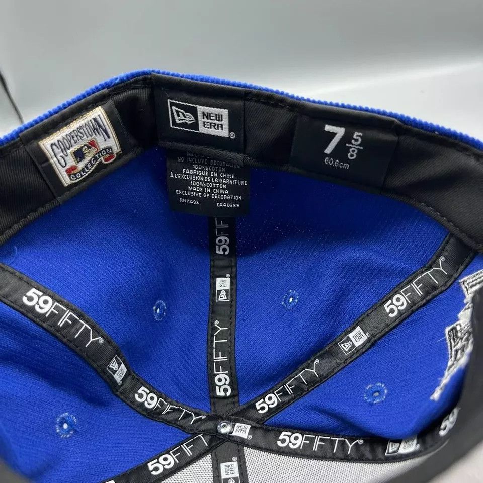New Era Los Angeles LA Dodgers Hat Men 7 5/8 Corduroy Fitted Cap New Size ONE SIZE - 3 Thumbnail