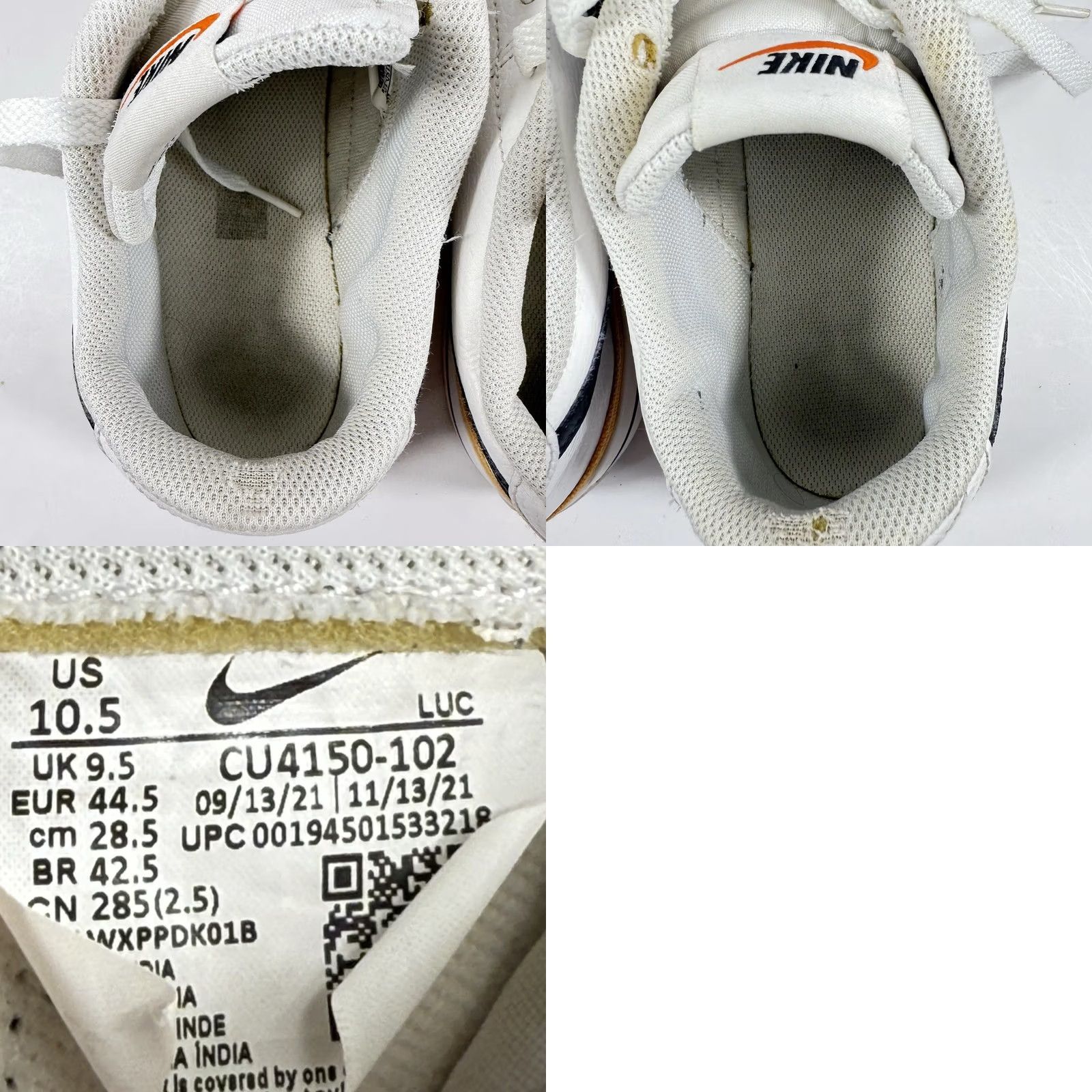 Nike Nike Court Legacy Men’s Size 10.5 Sneakers White Desert Ochre CU4150-102 Size US 11 / EU 44 - 8 Thumbnail