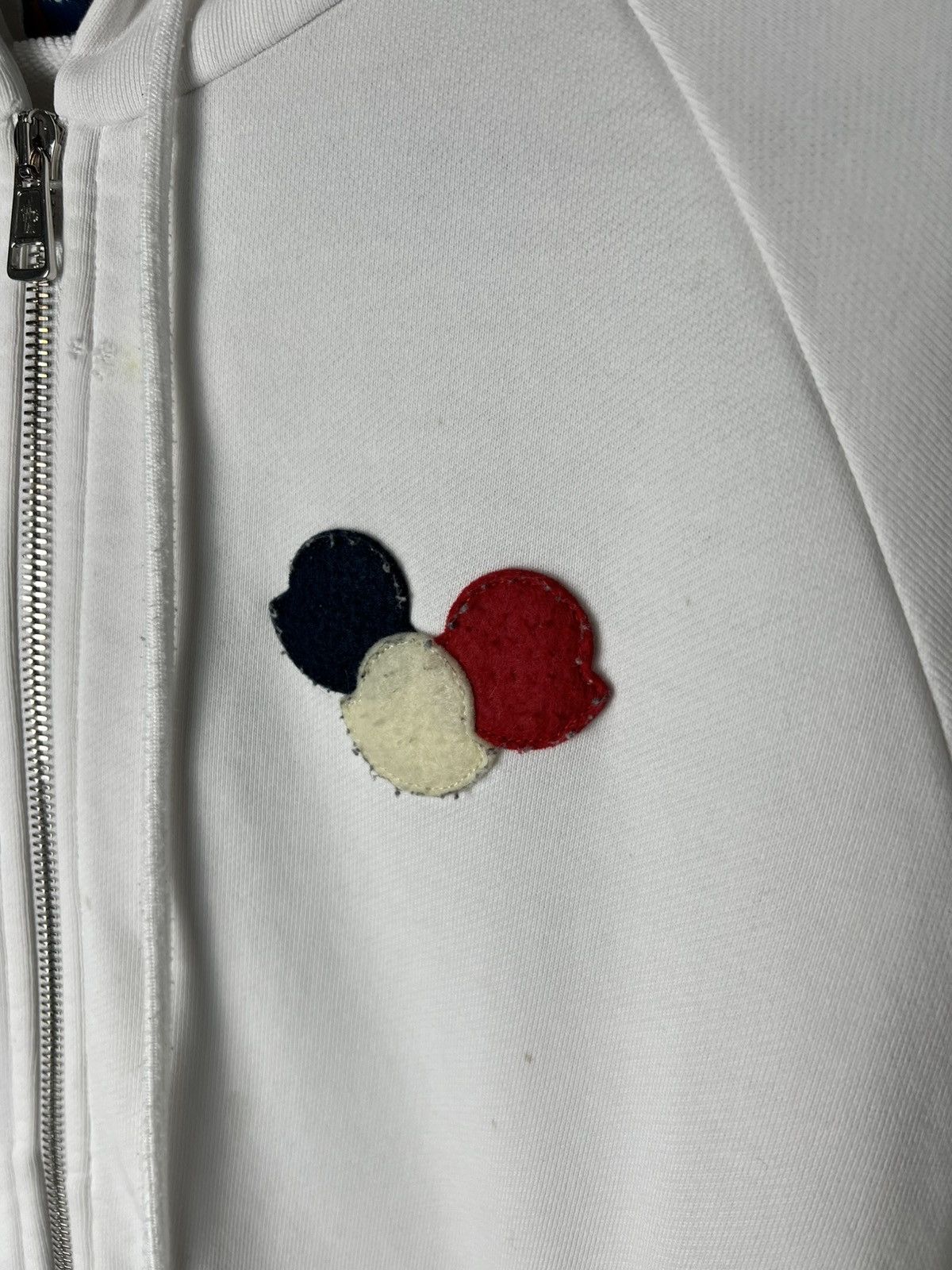 Moncler Vintage luxury y2k Moncler Maglia Zip up Hoodie Size L / US 10 / IT 46 - 2 Thumbnail
