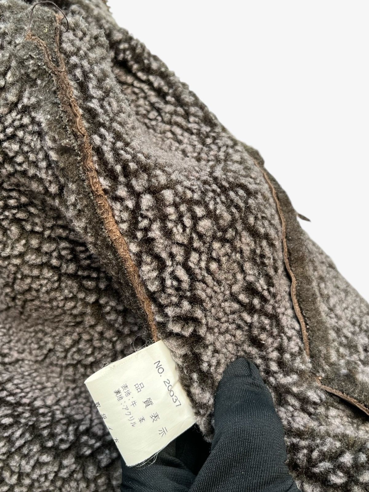 Genuine Leather Vintage Aitoz Corp B3 Cowhide Shearling Bomber Jacket Size US L / EU 52-54 / 3 - 17 Thumbnail