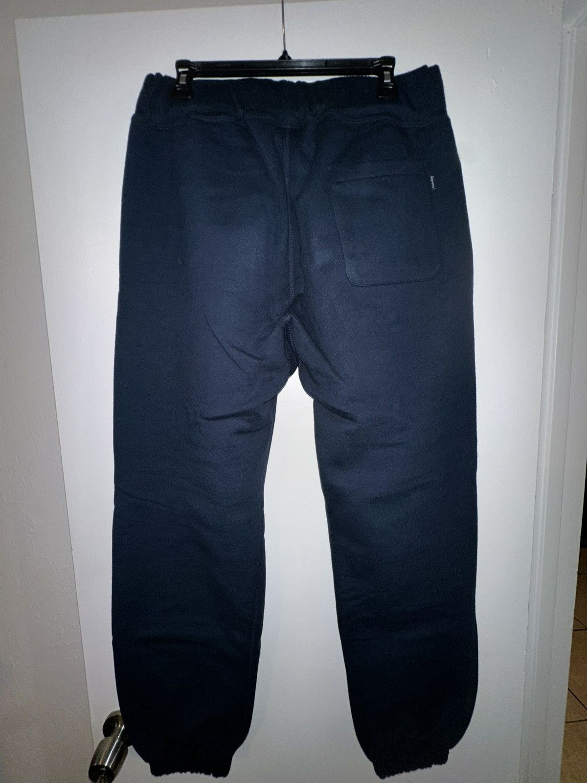 Supreme Supreme FW19 S Logo Sweatpant Navy/Orange Men’s Size M Size US 32 / EU 48 - 2 Thumbnail