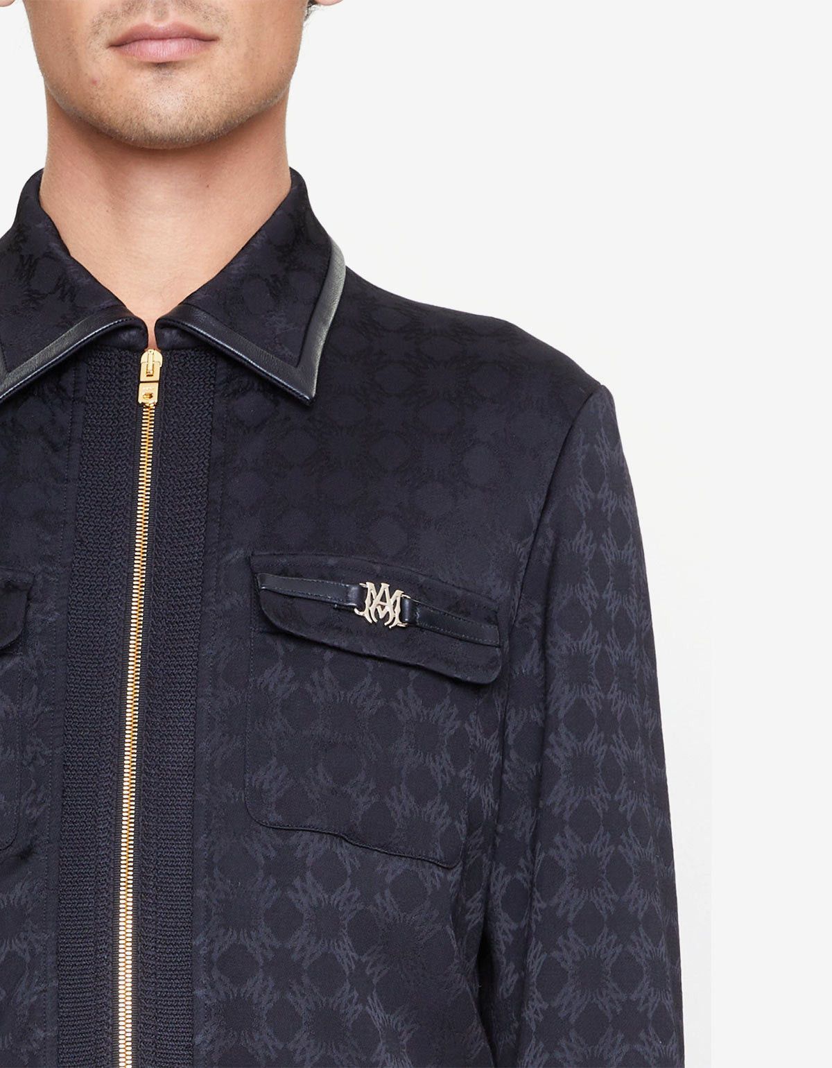 Amiri Amiri Black Tonal MA Quad Blouson SIZE 52 Size US XL / EU 56 / 4 - 4 Thumbnail