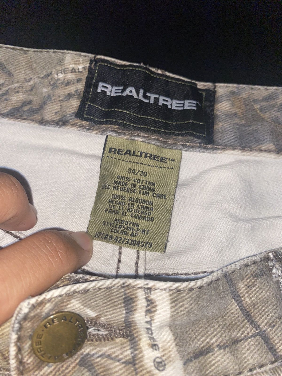 Vintage 90s Vintage Realtree Doubleknee Size US 34 / EU 50 - 5 Thumbnail