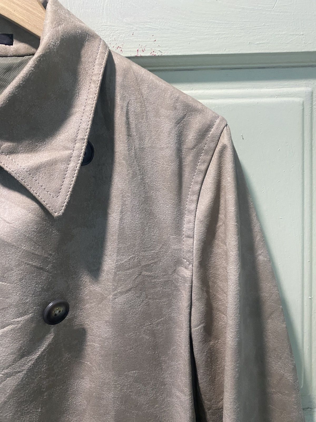 Tornado Mart Tornado Mart Suede Double Breasted Jacket Size US L / EU 52-54 / 3 - 5 Thumbnail