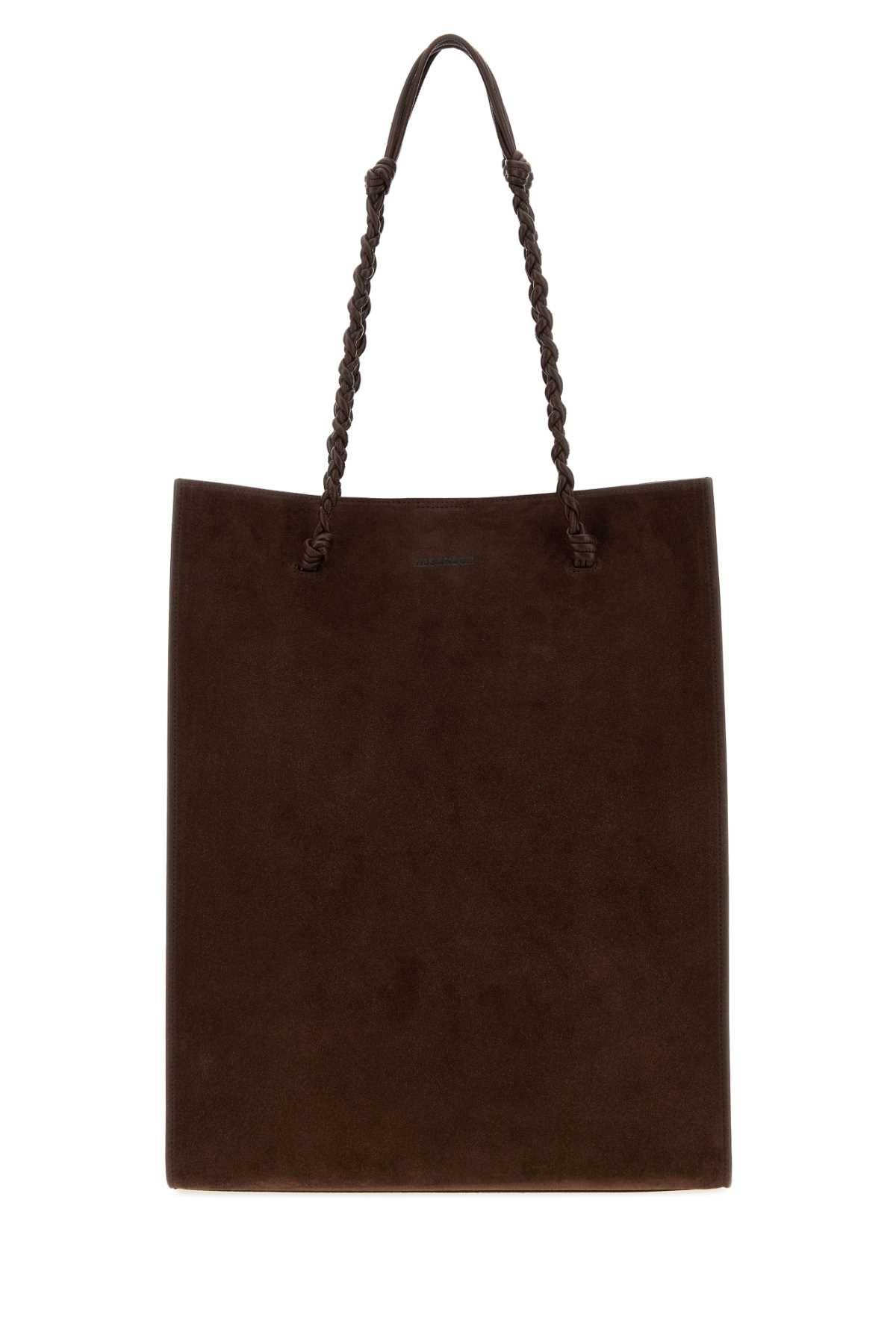 Jil Sander Chocolate Suede Tangle Shopping Bag Size ONE SIZE - 1 Thumbnail